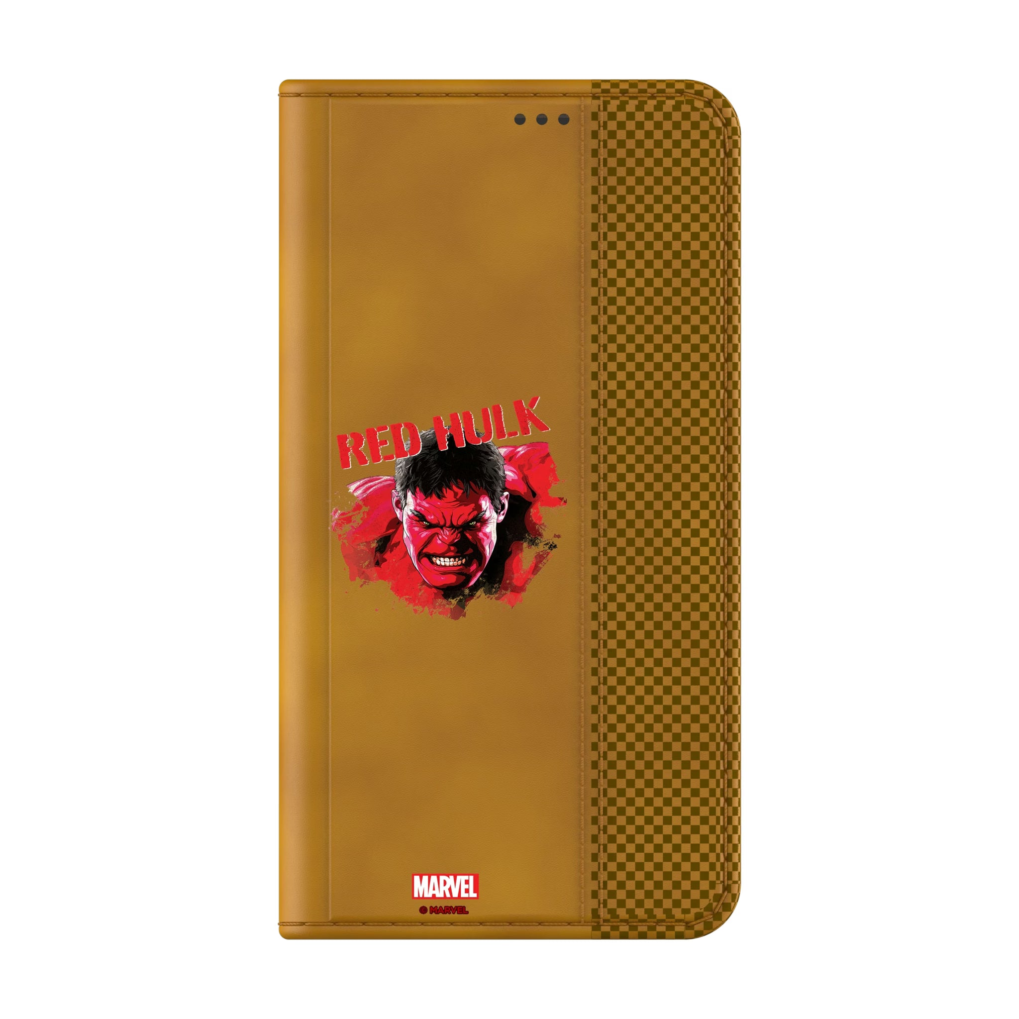 Marvel Avengers Red Hulk Badge Galaxy Folio Phone Case for Samsung Galaxy