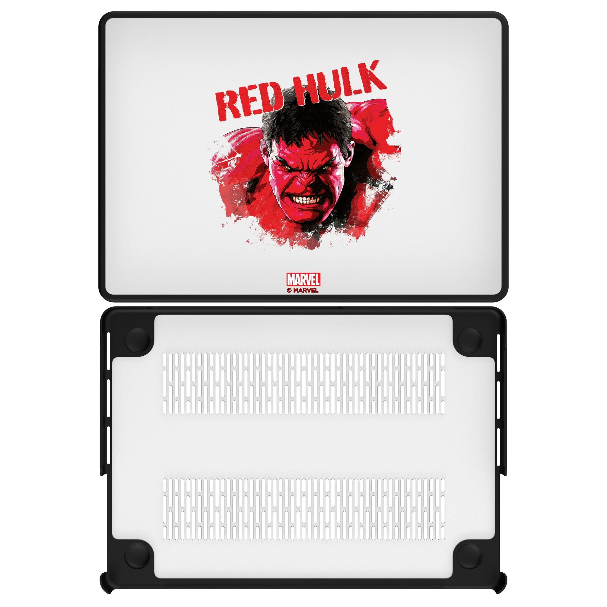 Marvel Avengers Red Hulk Badge MacBook Laptop Case for Apple MacBook#Device_MacBook Pro (14-inch, 2021) / MacBook Pro (14-inch, 2023) / MacBook Pro (14-inch, 2024)