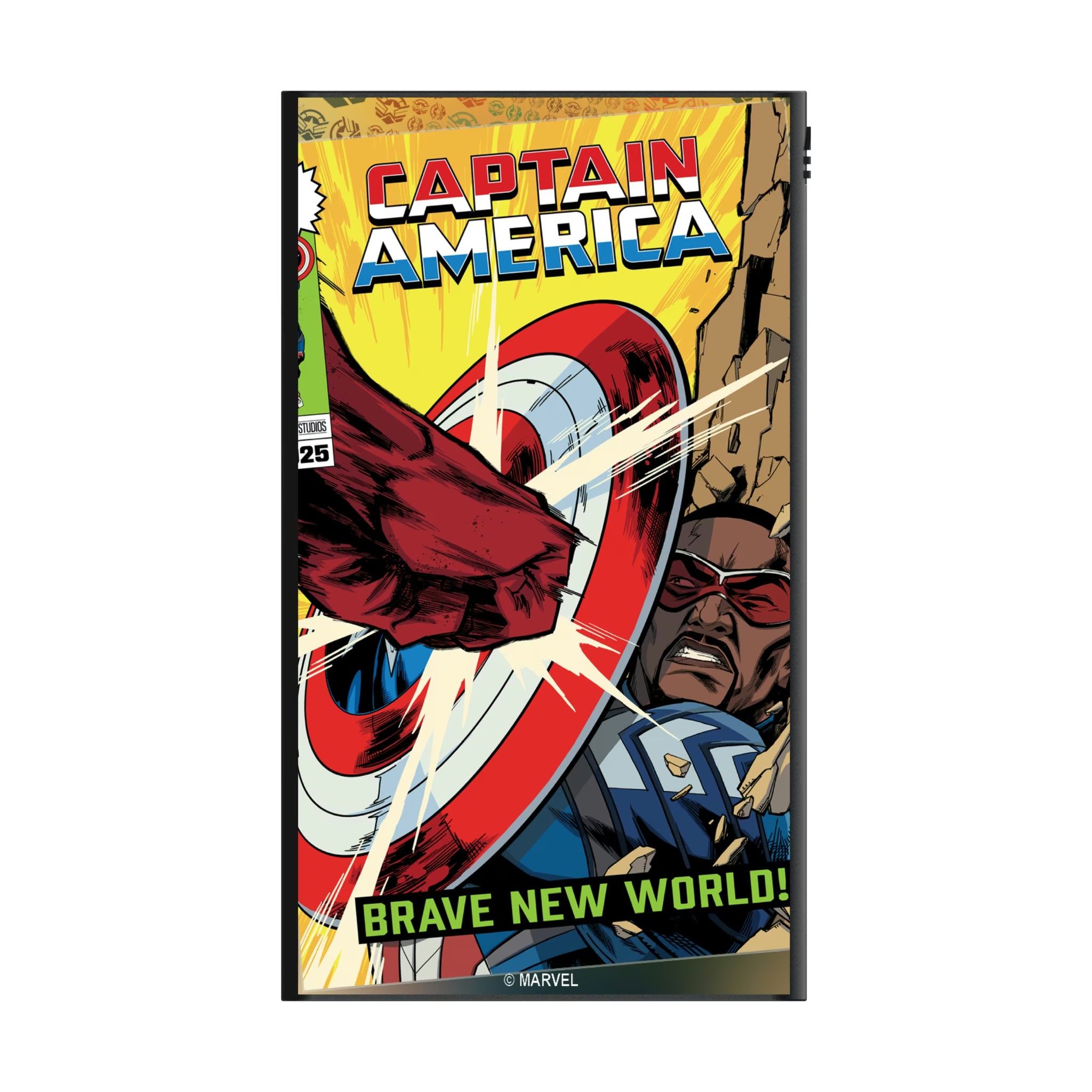 Marvel Avengers Sam Wilson Captain America Classic Cover 5000mAh Flat Powerbank