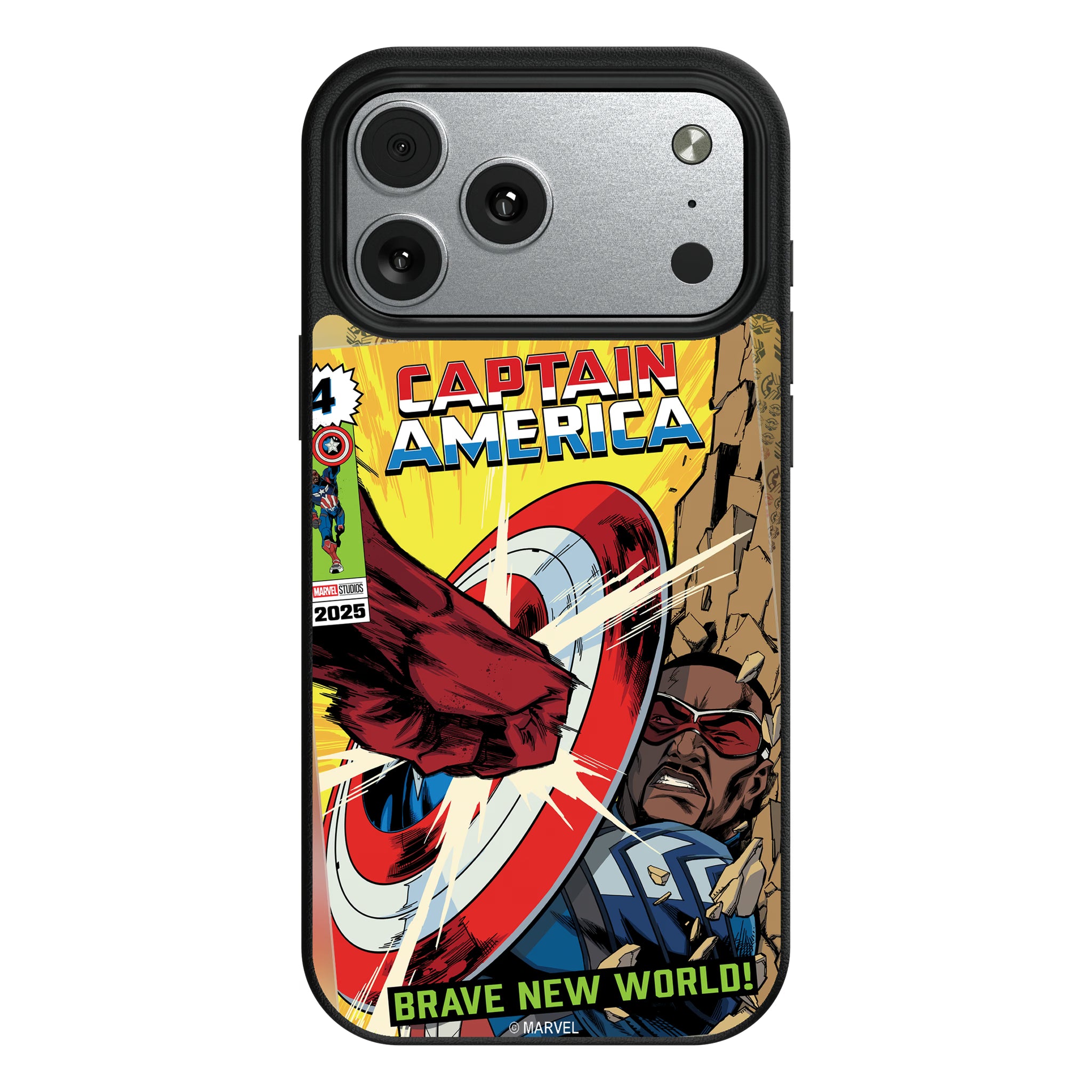 Marvel Avengers Sam Wilson Captain America Classic Cover iPhone MagSafe Compatible Phone Case for Apple iPhone#Device_iPhone 17 Pro Max