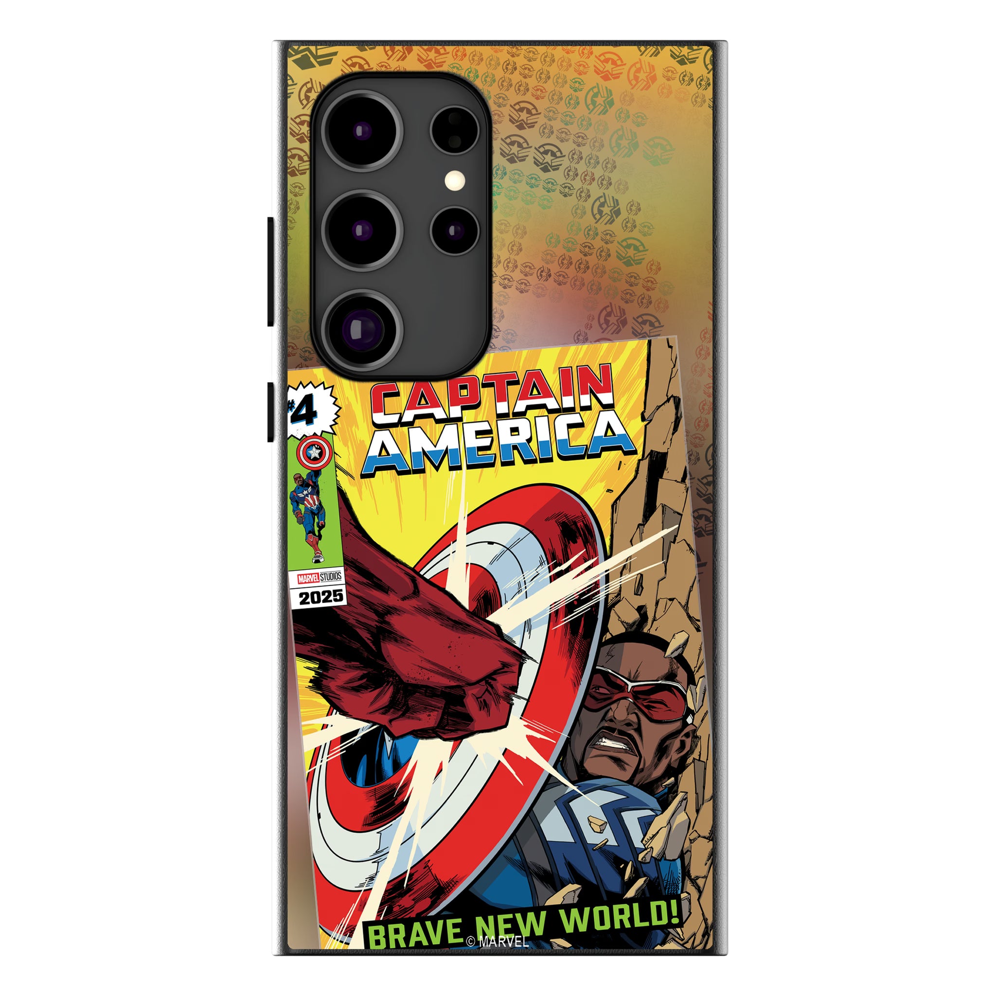 Marvel Avengers Sam Wilson Captain America Classic Cover Galaxy MagSafe Compatible Phone Case for Samsung Galaxy