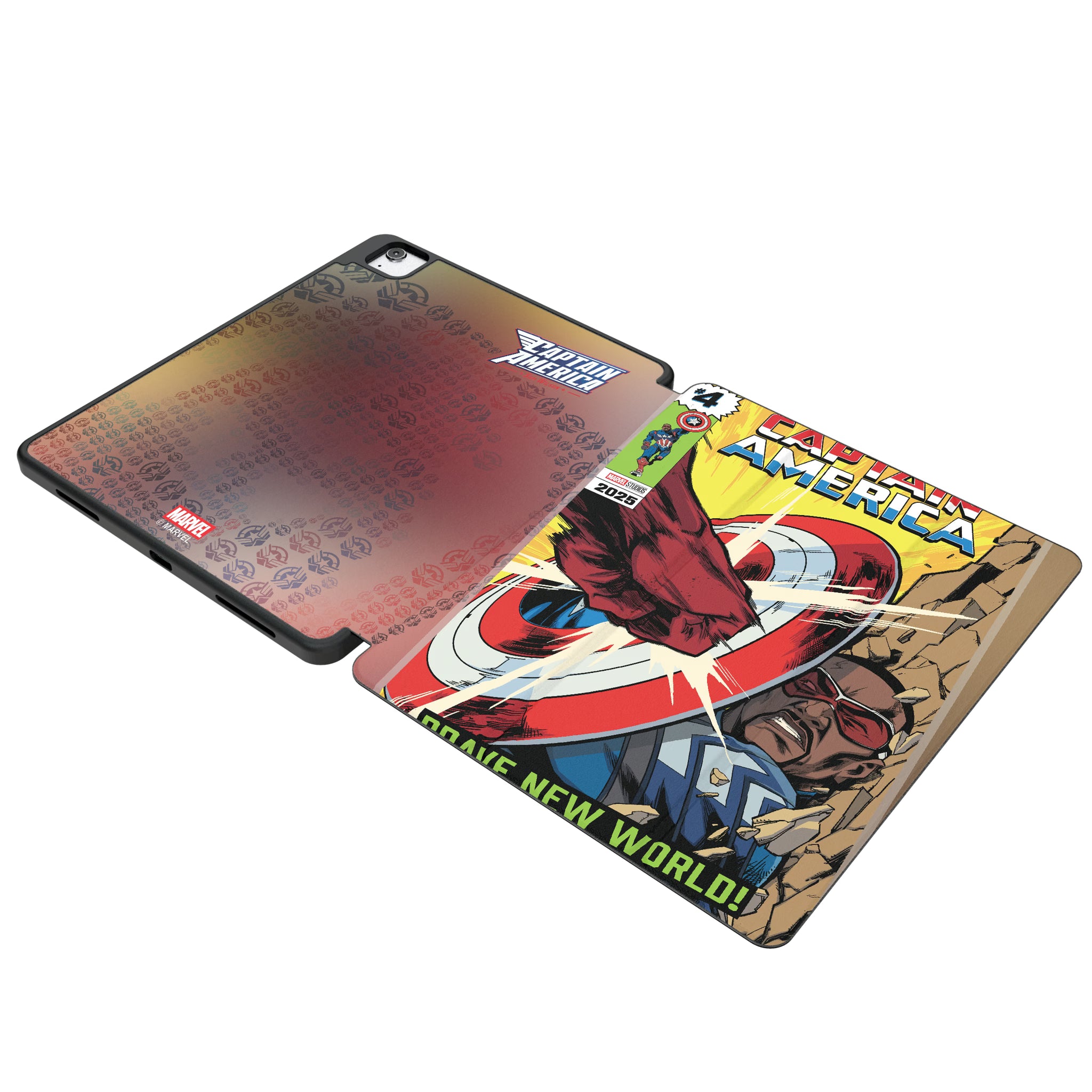 Marvel Avengers Sam Wilson Captain America Classic Cover iPad Tablet Case for Apple iPad