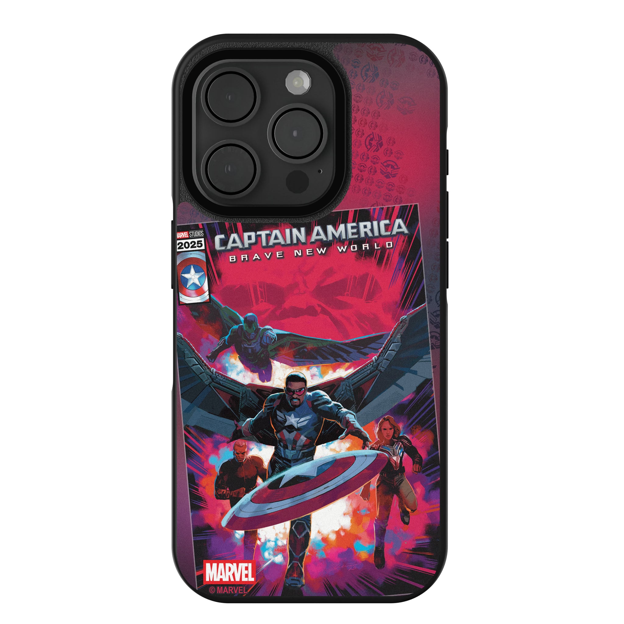 Marvel Avengers Sam Wilson Captain America Cover Art iPhone Bump Phone Case for Apple iPhone
