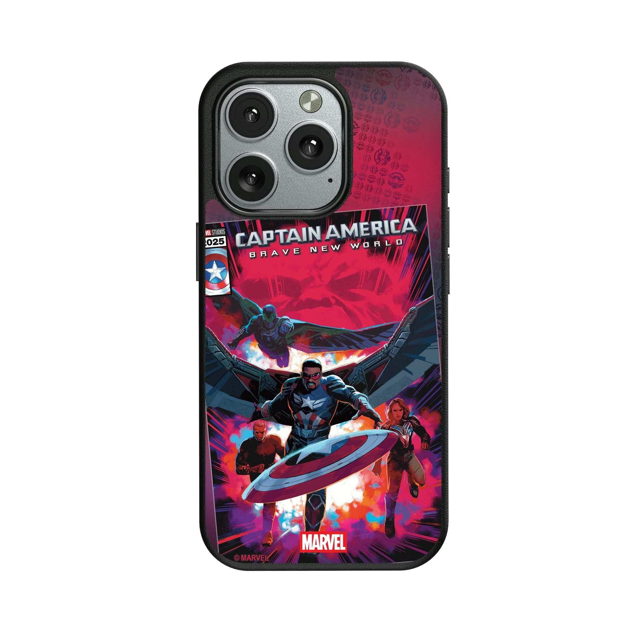 Marvel Avengers Sam Wilson Captain America Cover Art iPhone MagSafe Compatible Phone Case for Apple iPhone