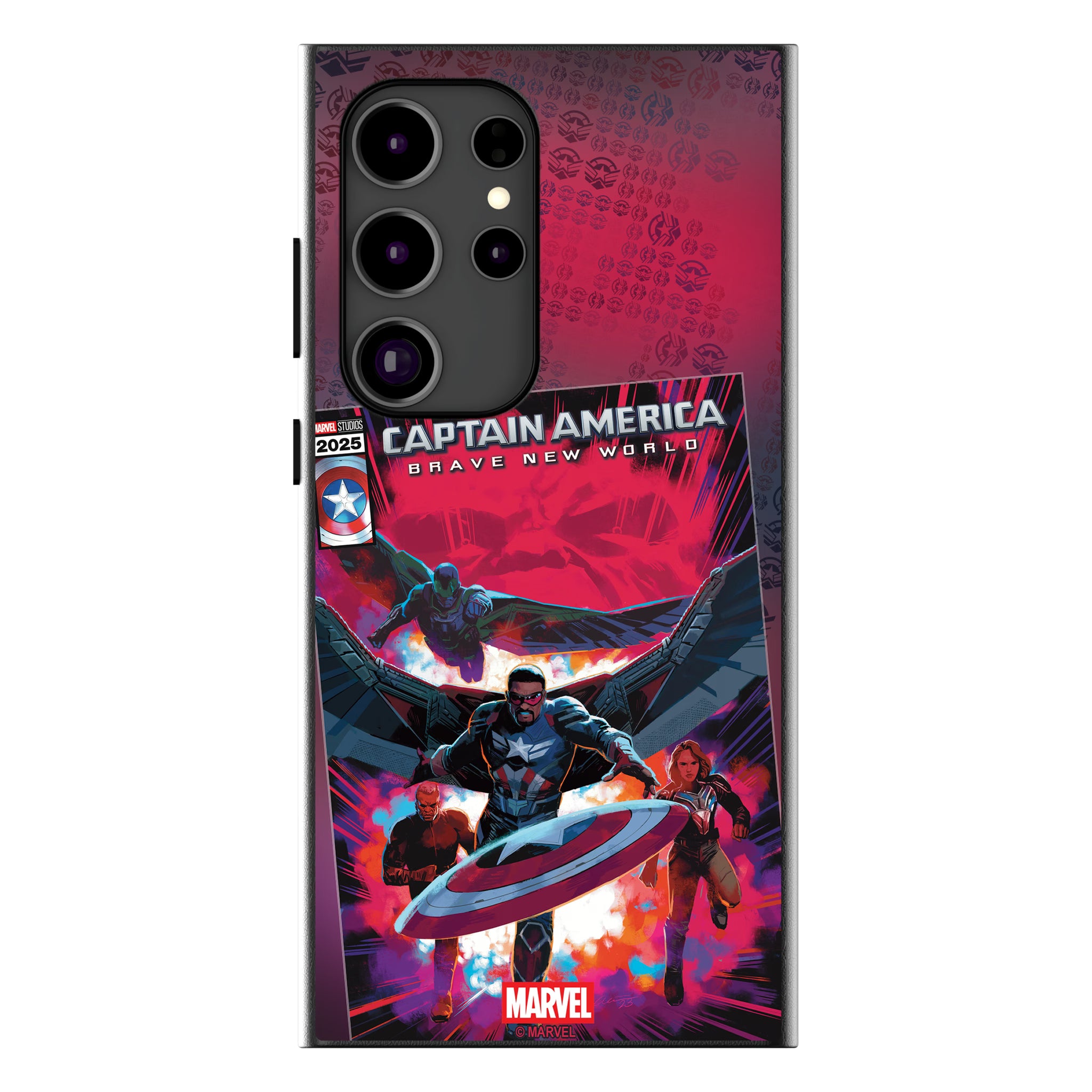 Marvel Avengers Sam Wilson Captain America Cover Art Galaxy MagSafe Compatible Phone Case for Samsung Galaxy
