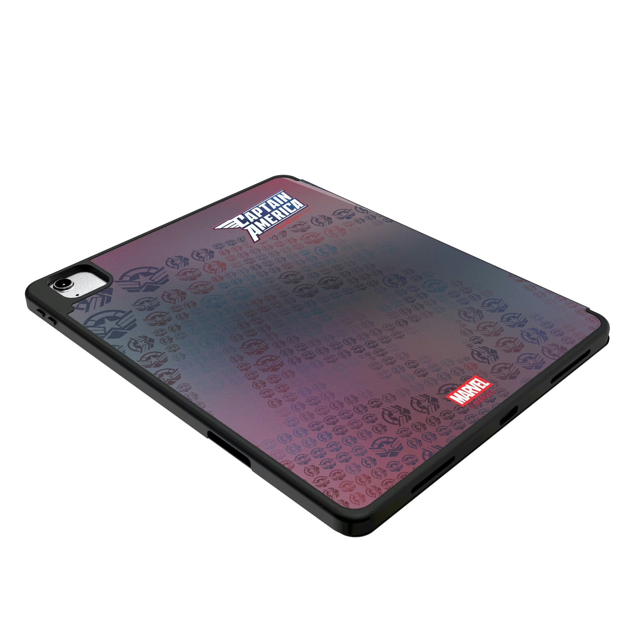 Marvel Avengers Sam Wilson Captain America Cover Art iPad Tablet Case for Apple iPad - Isometric View