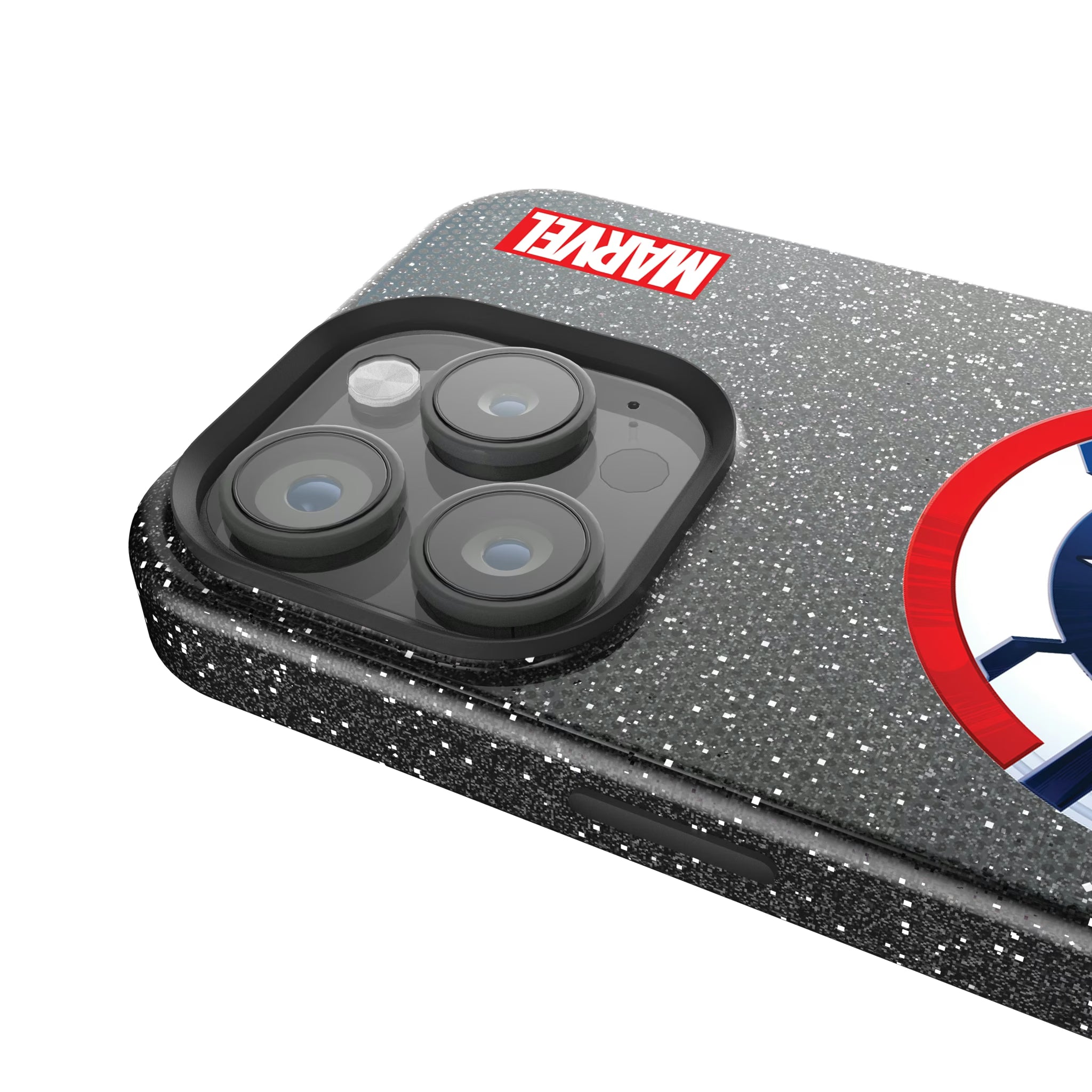 Marvel Avengers Sam Wilson Captain America Grid iPhone Bling Phone Case for Apple iPhone - Detail