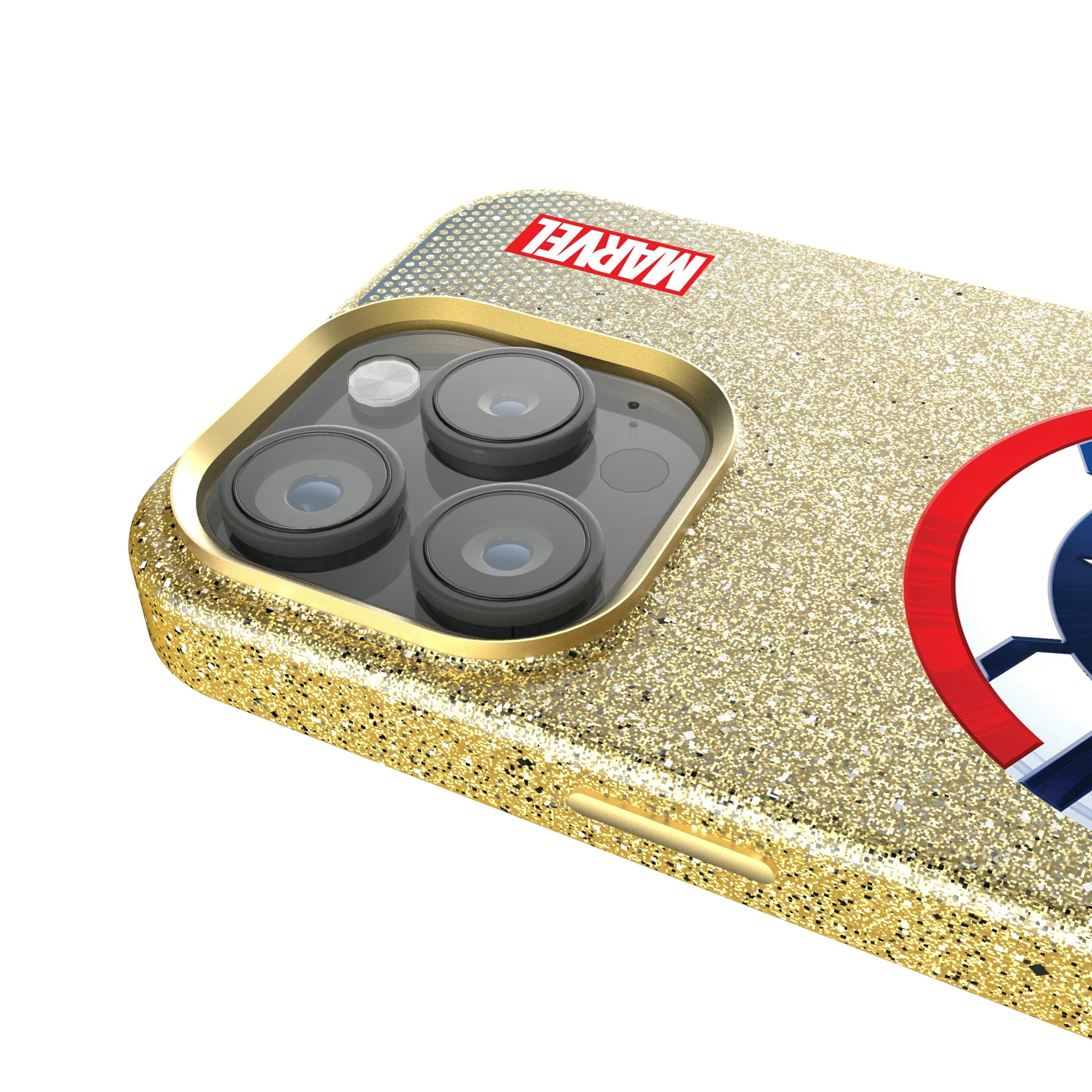 Marvel Avengers Sam Wilson Captain America Grid iPhone Bling Phone Case for Apple iPhone - Detail
