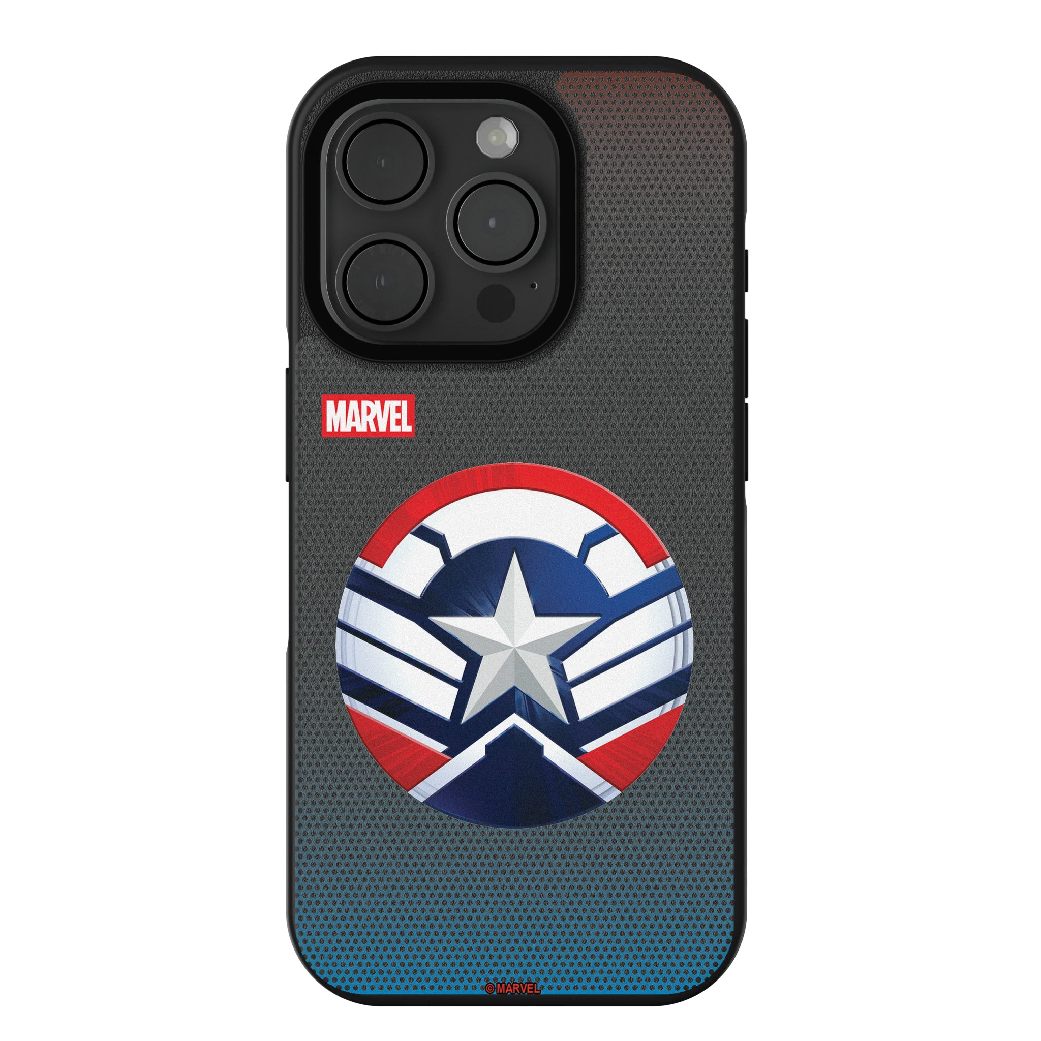 Marvel Avengers Sam Wilson Captain America Grid iPhone Bump Phone Case for Apple iPhone