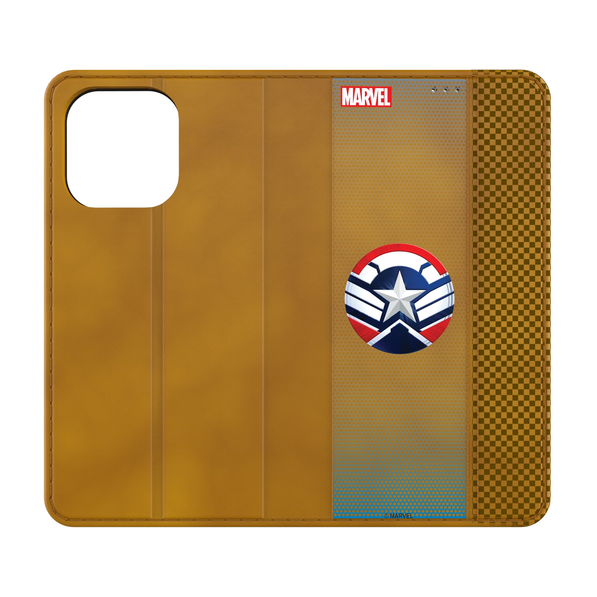 Marvel Avengers Sam Wilson Captain America Grid iPhone Folio Phone Case for Apple iPhone