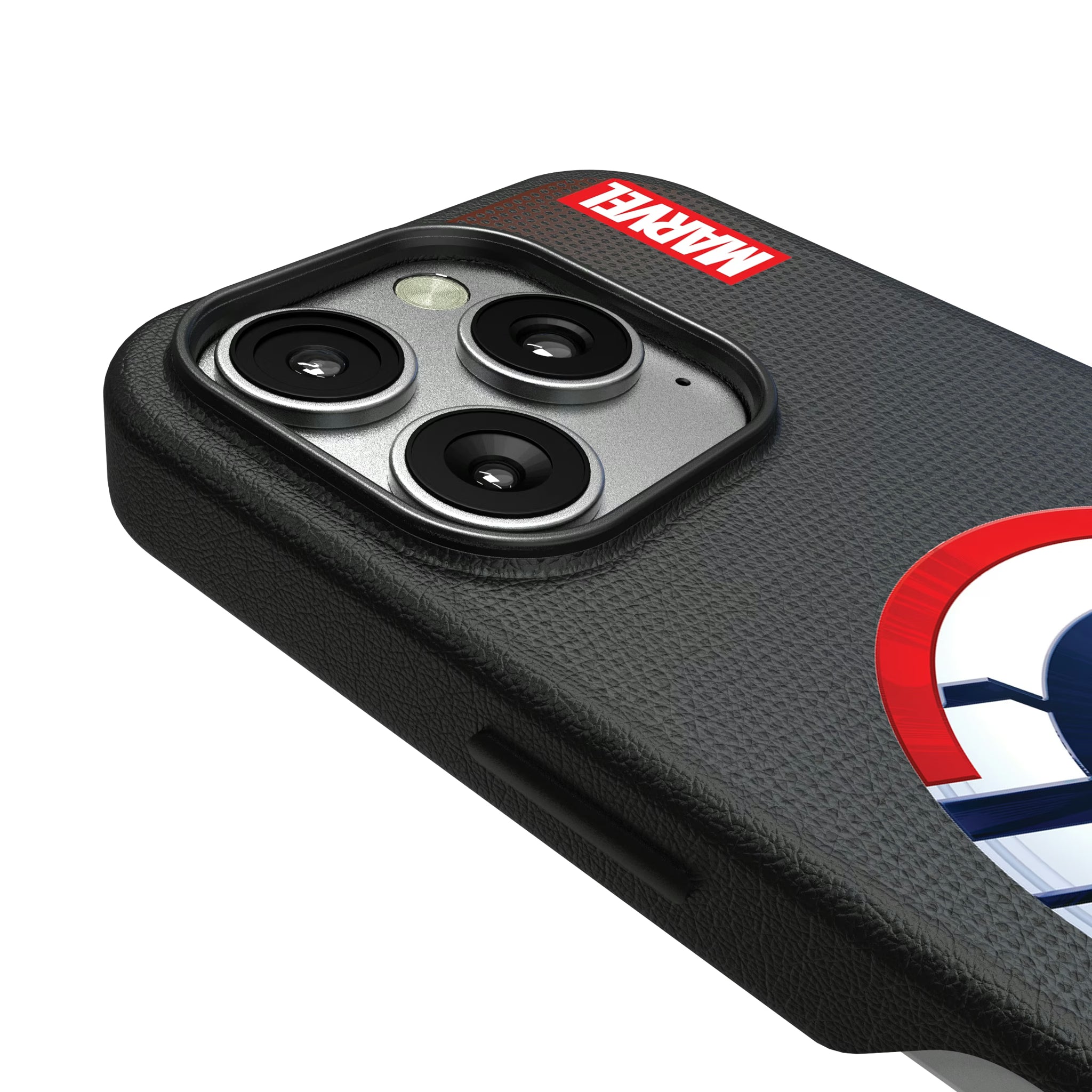 Marvel Avengers Sam Wilson Captain America Grid iPhone MagSafe Compatible Phone Case for Apple iPhone - Detail
