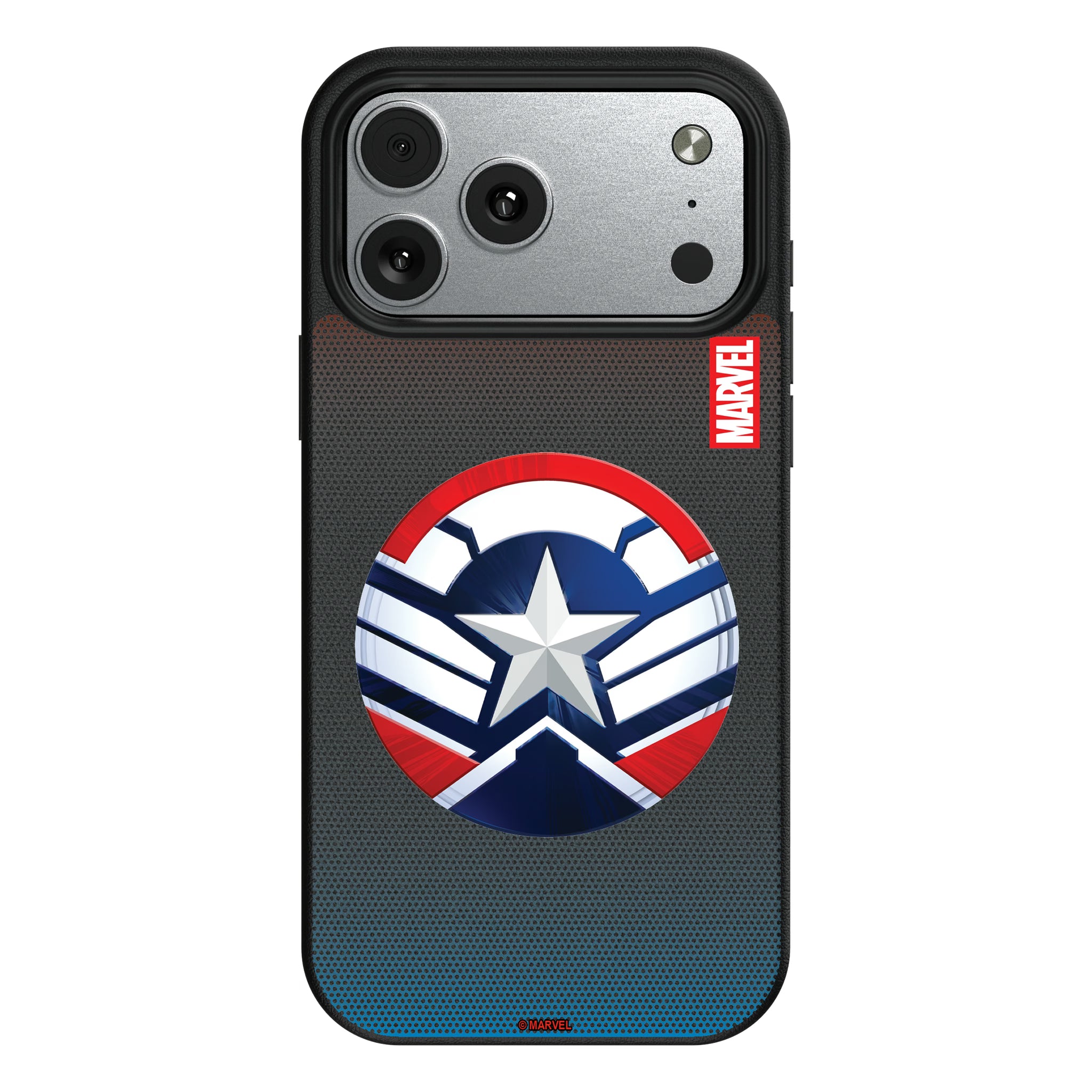 Marvel Avengers Sam Wilson Captain America Grid iPhone MagSafe Compatible Phone Case for Apple iPhone#Device_iPhone 17 Pro Max