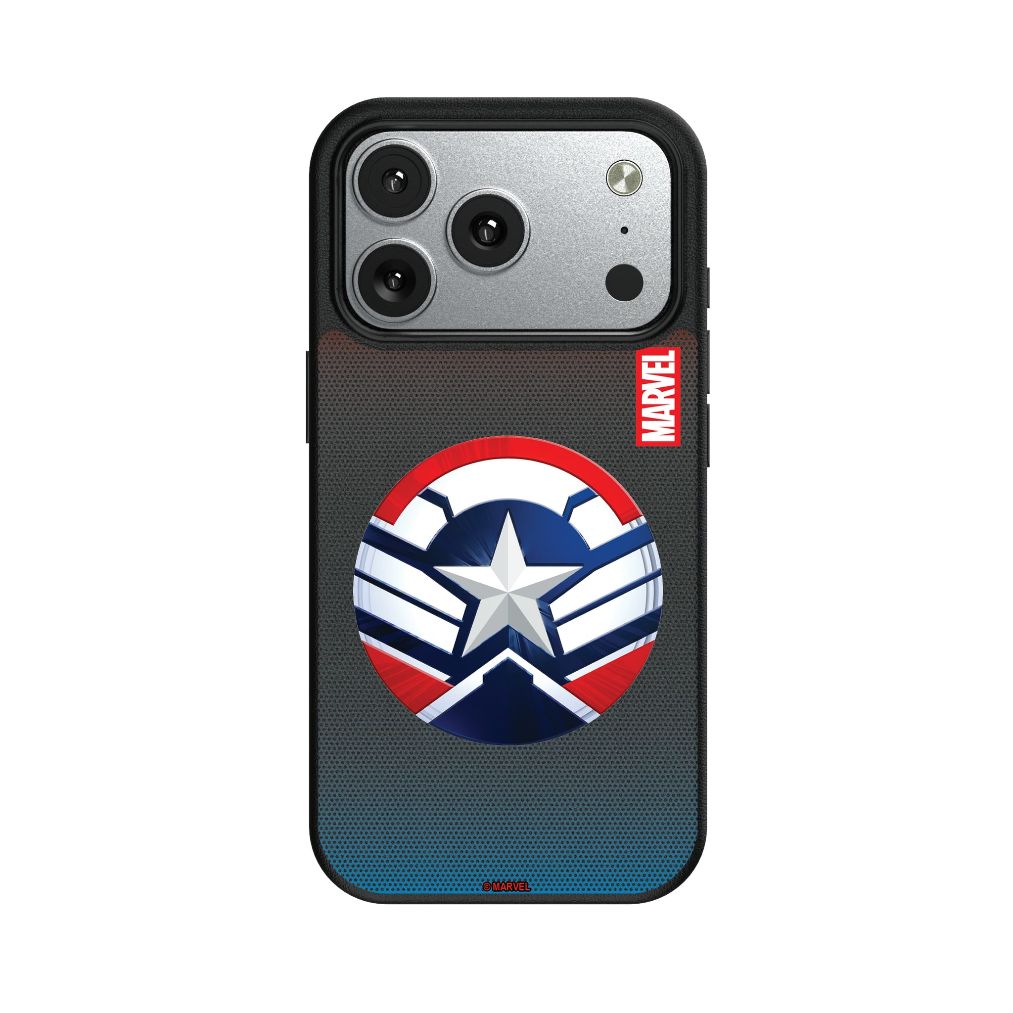 Marvel Avengers Sam Wilson Captain America Grid iPhone MagSafe Compatible Phone Case for Apple iPhone#Device_iPhone 17 Pro