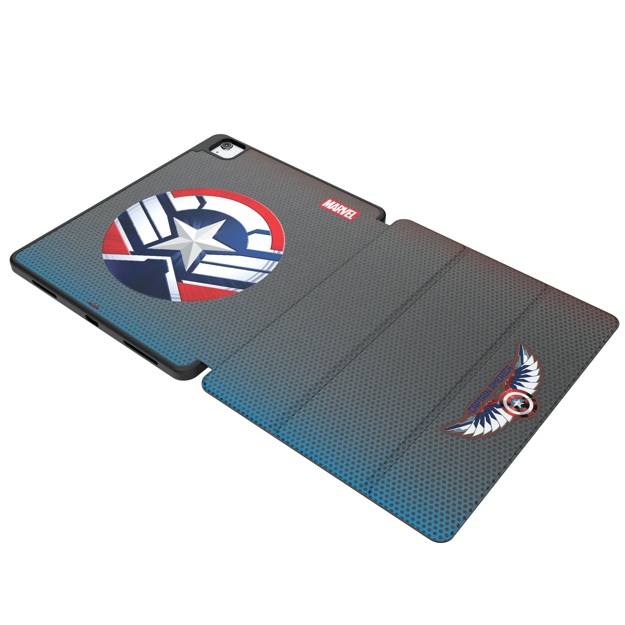 Marvel Avengers Sam Wilson Captain America Grid iPad Tablet Case for Apple iPad