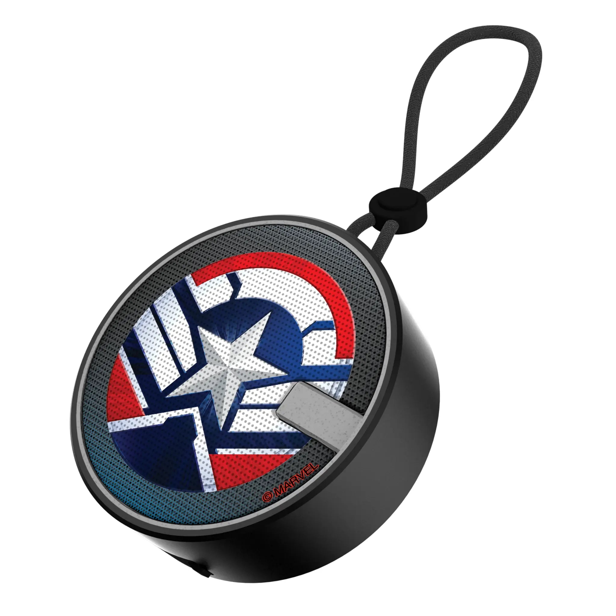 Marvel Avengers Sam Wilson Captain America Grid Waterproof Speaker
