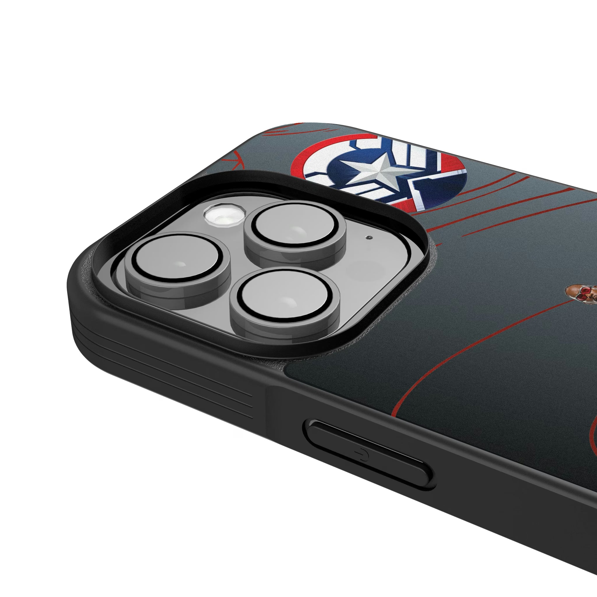 Marvel Avengers Sam Wilson Captain America MechLine iPhone Bump Phone Case for Apple iPhone - Detail