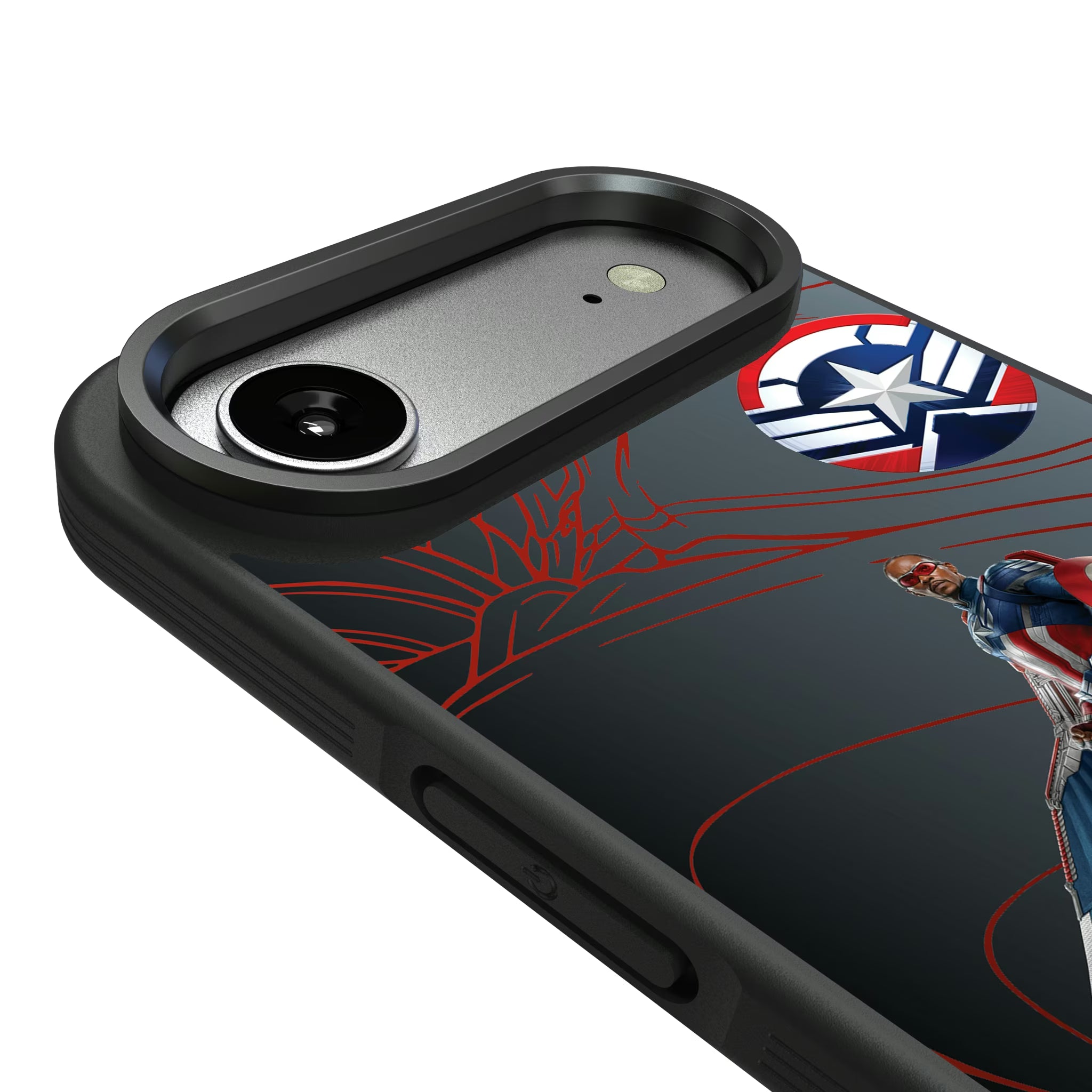 Marvel Avengers Sam Wilson Captain America MechLine iPhone Bump Phone Case for Apple iPhone - Detail#Device_iPhone Air