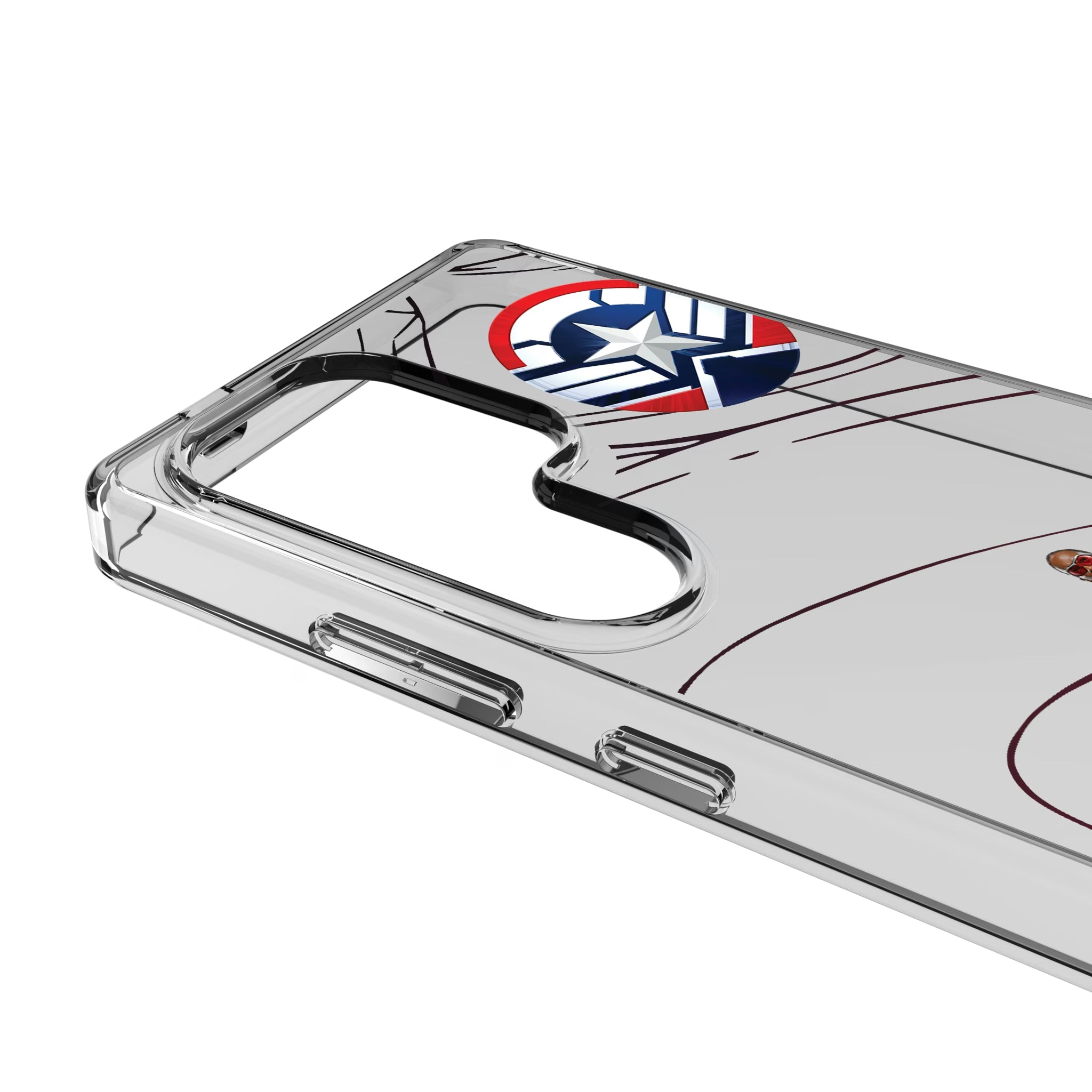 Marvel Avengers Sam Wilson Captain America MechLine Galaxy Clear Phone Case for Samsung Galaxy - Detail
