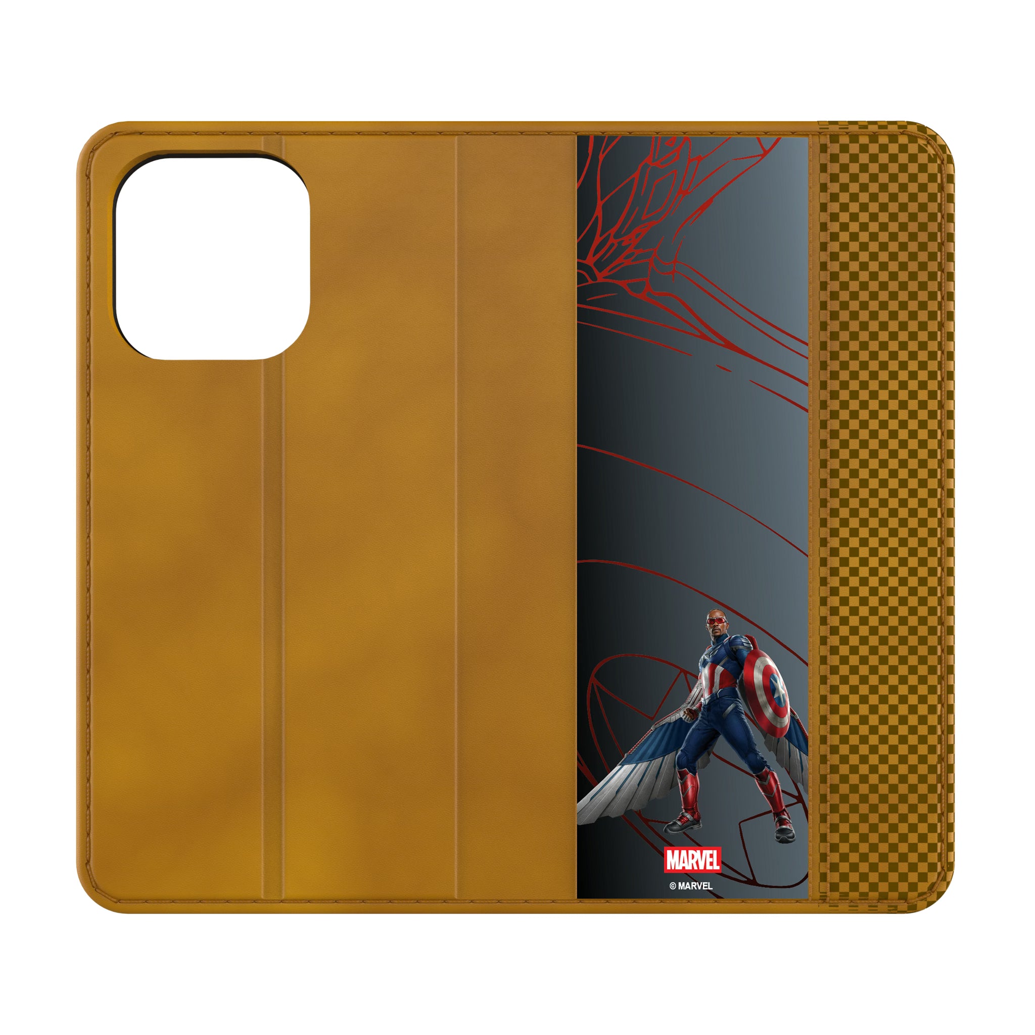 Marvel Avengers Sam Wilson Captain America MechLine iPhone Folio Phone Case for Apple iPhone
