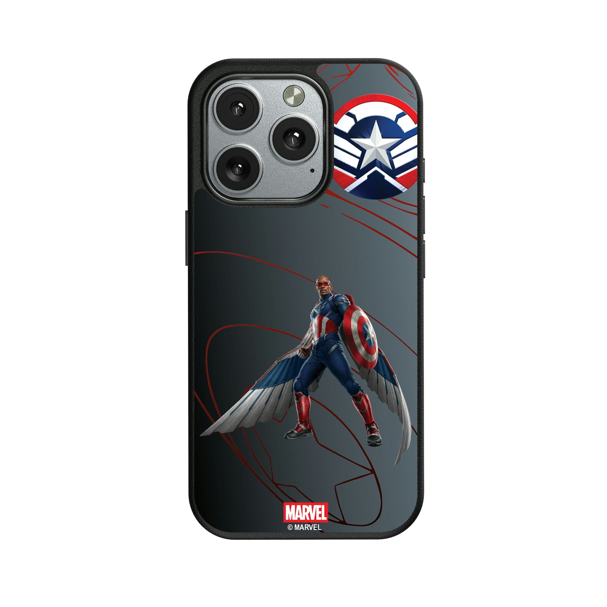 Marvel Avengers Sam Wilson Captain America MechLine iPhone MagSafe Compatible Phone Case for Apple iPhone
