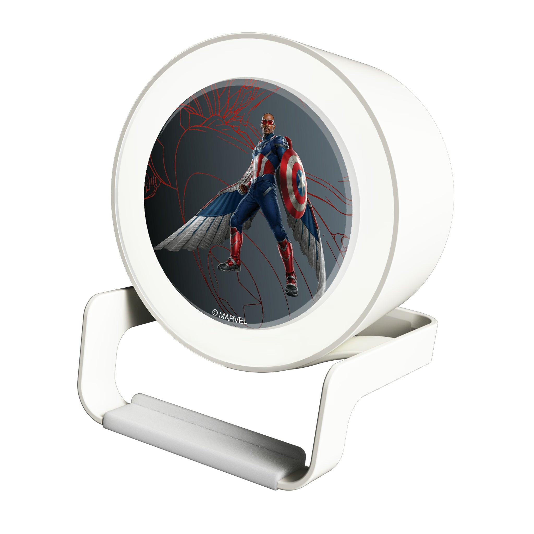 Marvel Avengers Sam Wilson Captain America MechLine Night Light Charger and Bluetooth Speaker