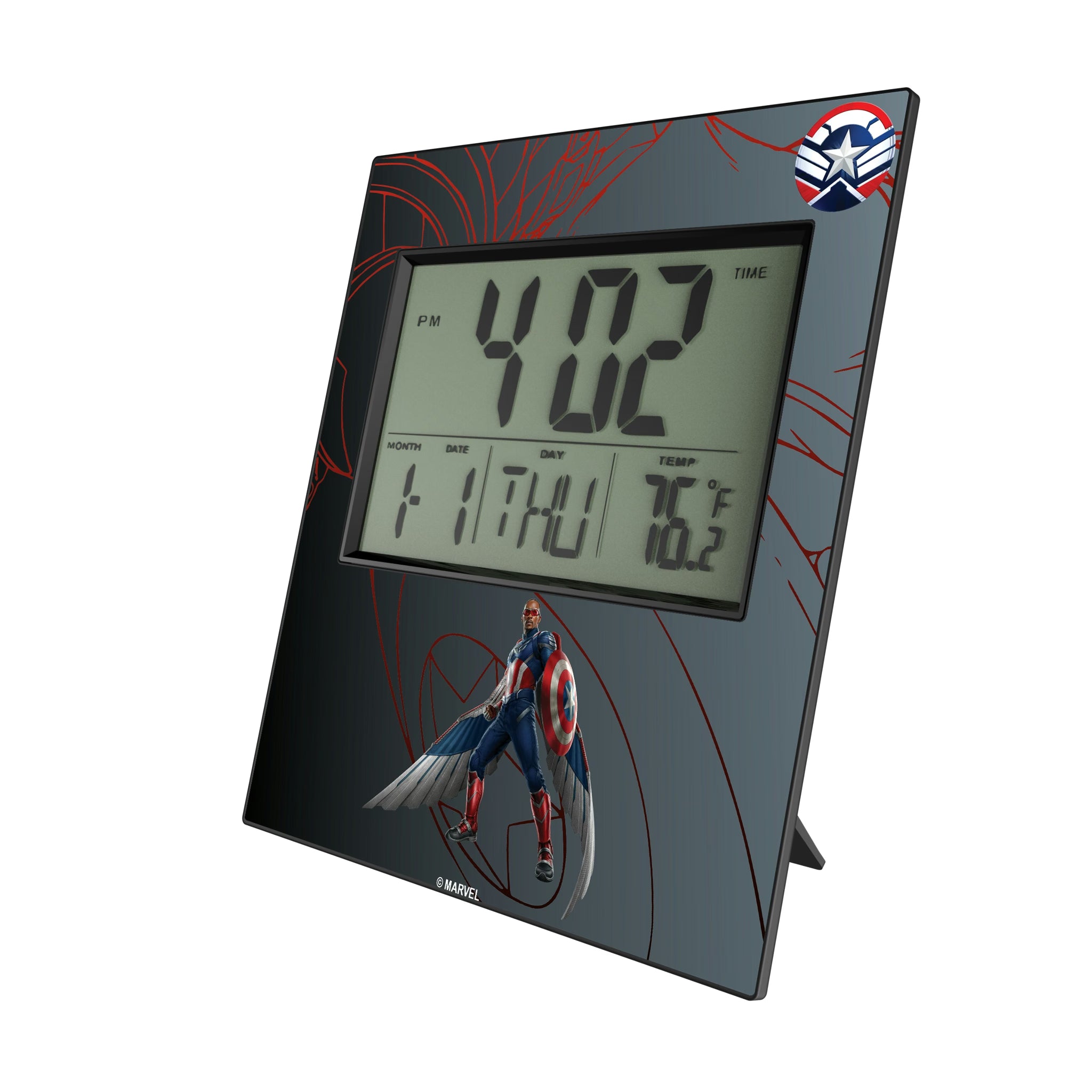 Marvel Avengers Sam Wilson Captain America MechLine Wall Clock