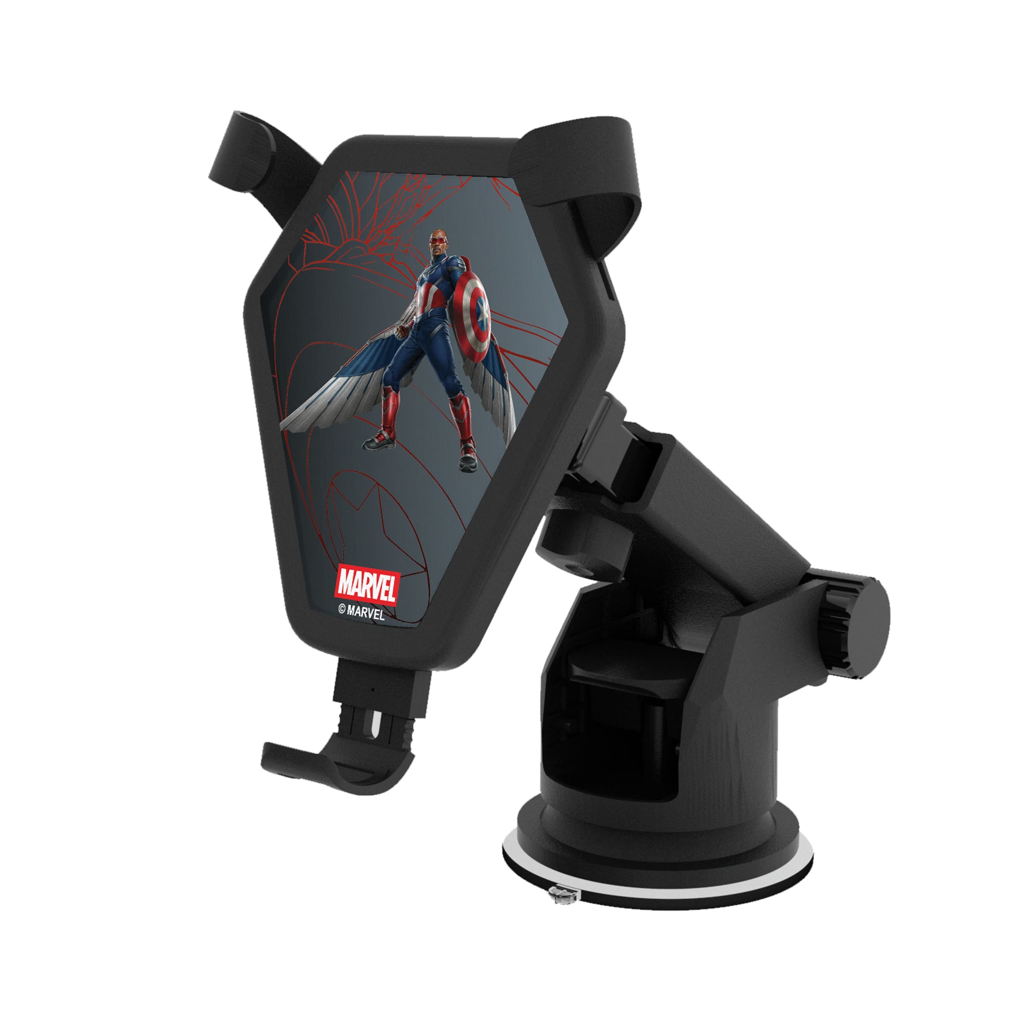 Marvel Avengers Sam Wilson Captain America MechLine Wireless Car Charger