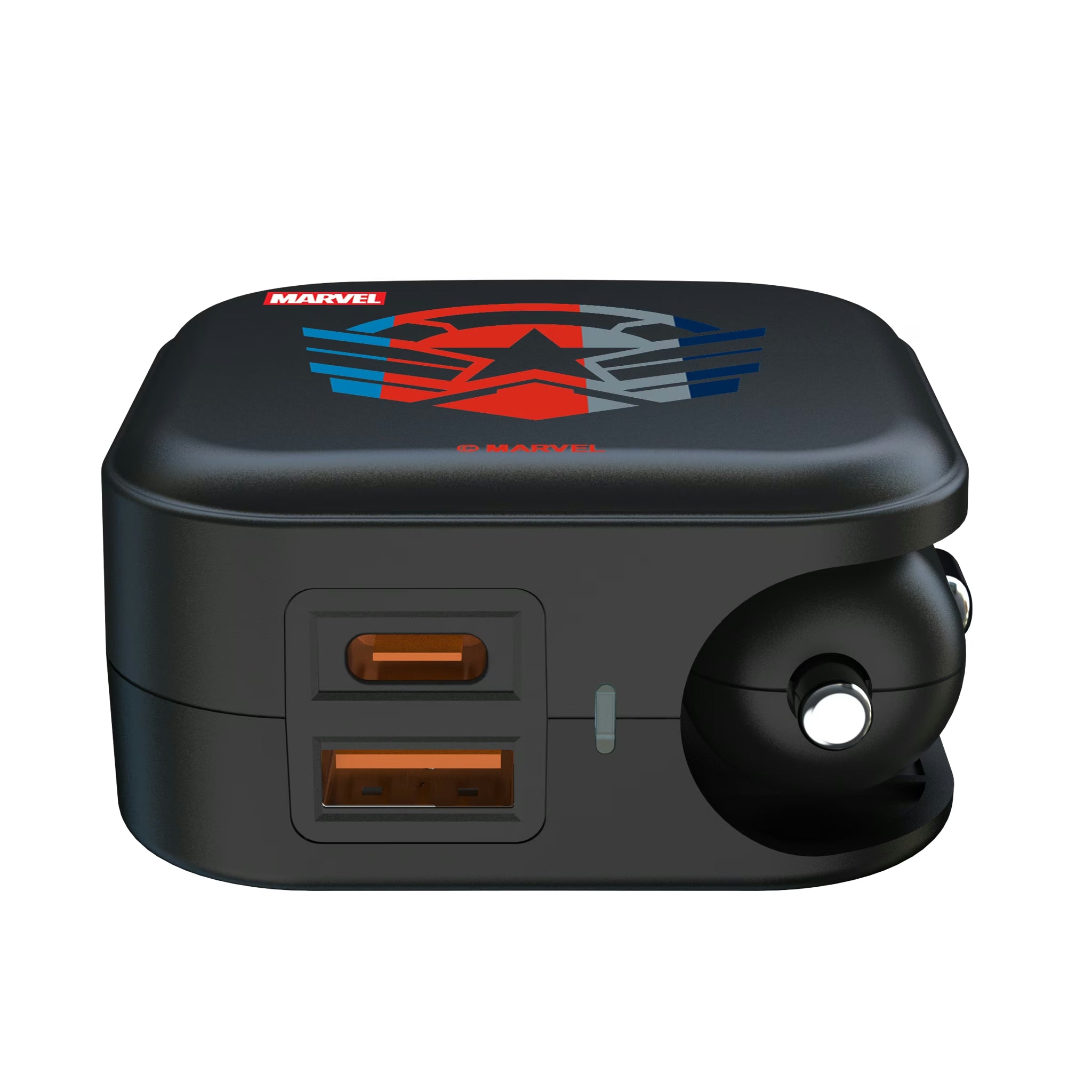 Marvel Avengers Sam Wilson Captain America Sigil 2 in 1 USB A/C Charger