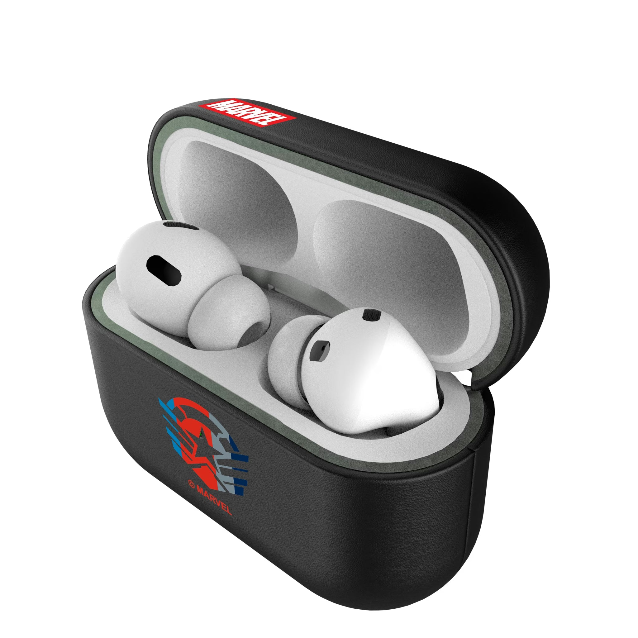 Marvel Avengers Sam Wilson Captain America Sigil AirPods AirPod Case Cover#Device_AirPods Pro 1st Gen