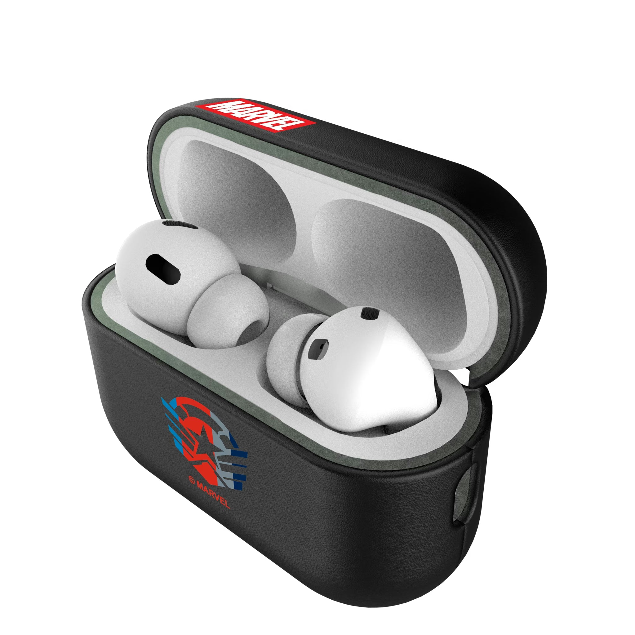 Marvel Avengers Sam Wilson Captain America Sigil AirPods AirPod Case Cover#Device_AirPods Pro 2nd Gen