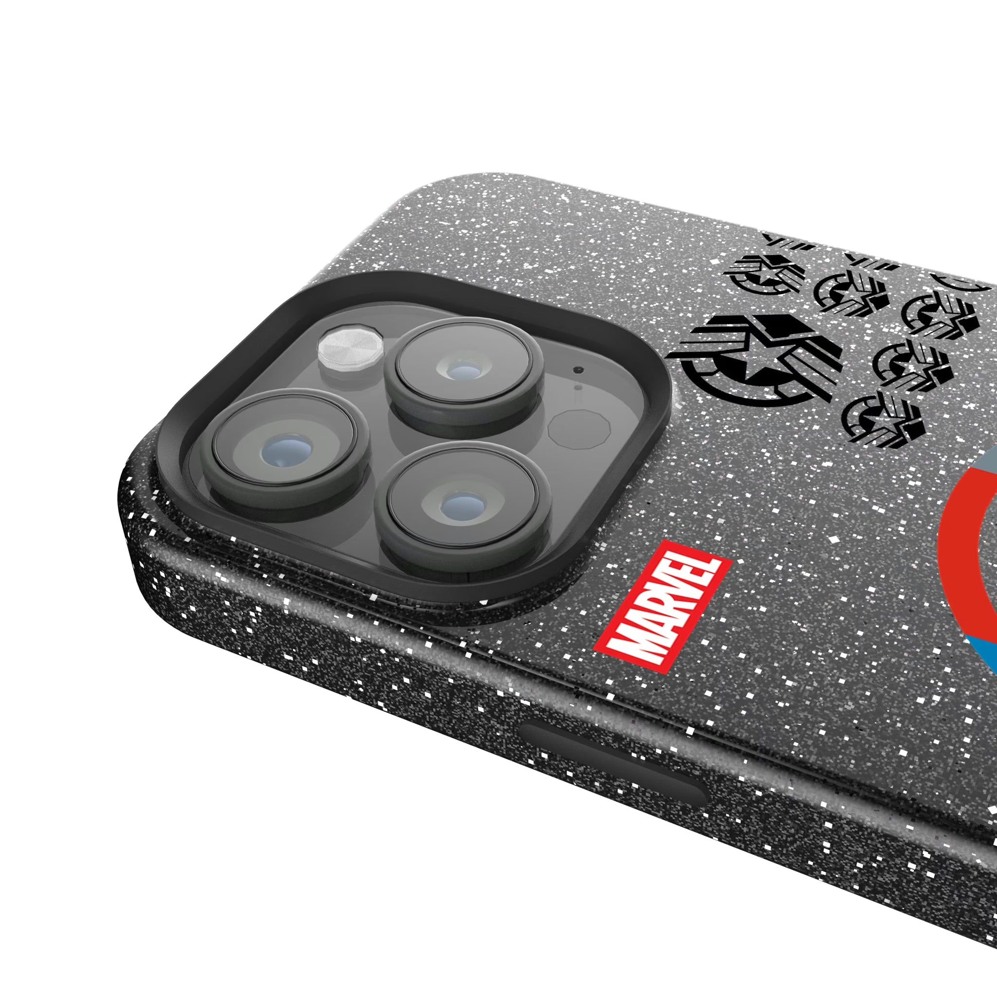 Marvel Avengers Sam Wilson Captain America Sigil iPhone Bling Phone Case for Apple iPhone - Detail