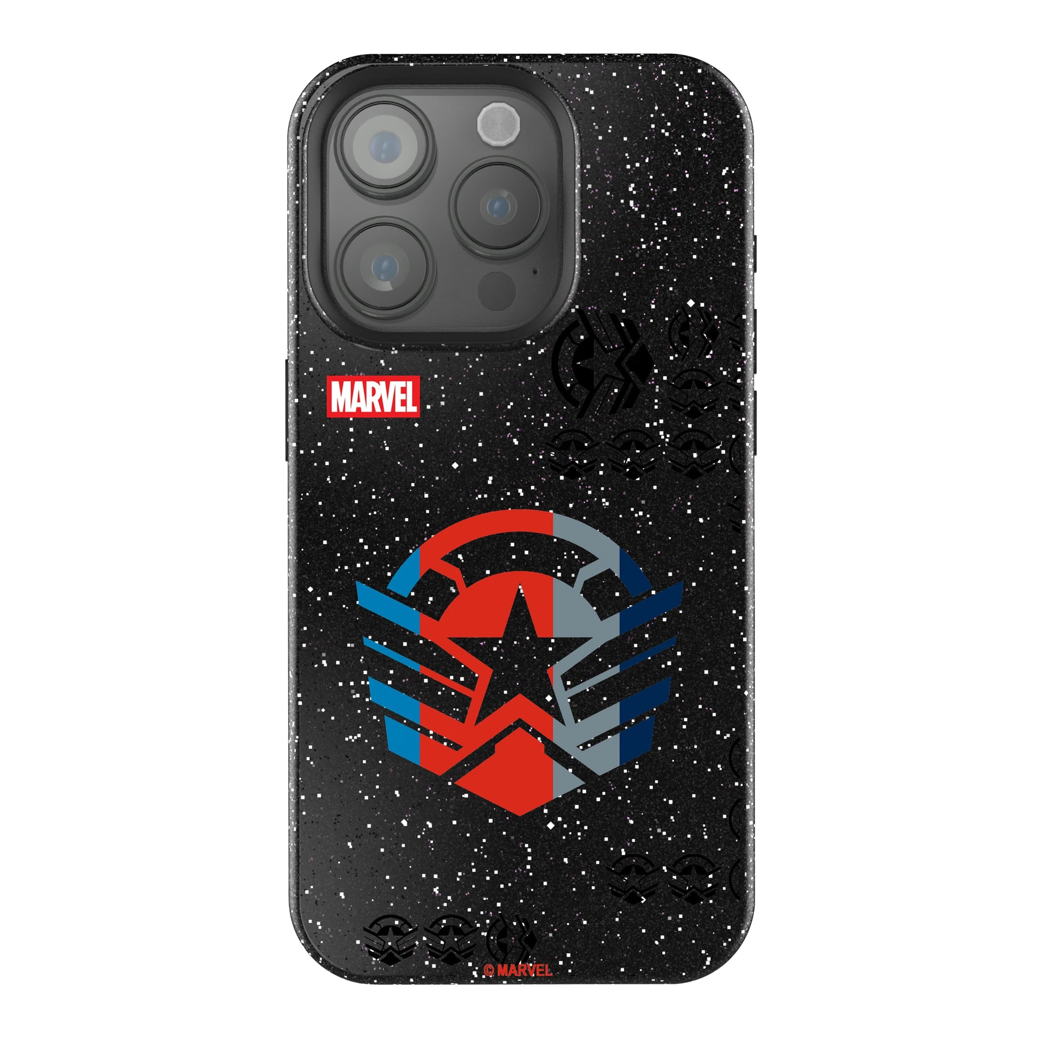 Marvel Avengers Sam Wilson Captain America Sigil iPhone Bling Phone Case for Apple iPhone