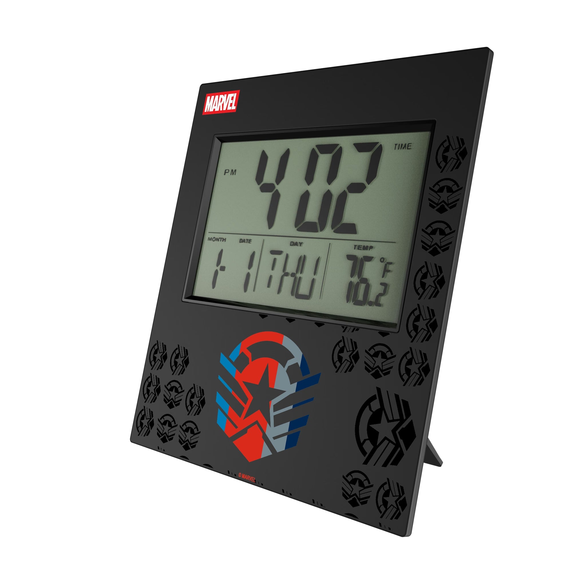 Marvel Avengers Sam Wilson Captain America Sigil Wall Clock