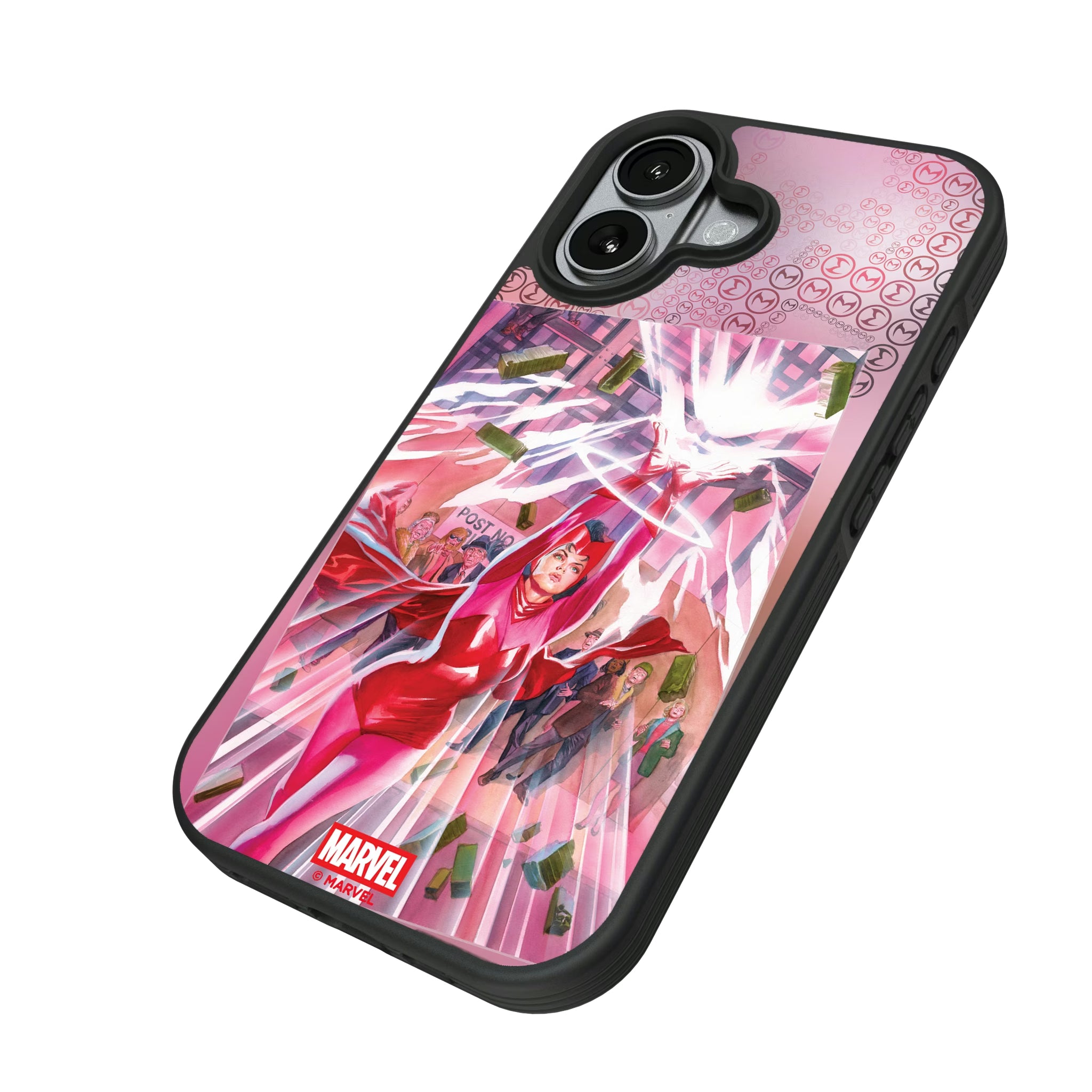 Marvel Avengers Scarlet Witch Cover Art iPhone Bump Phone Case for Apple iPhone - Isometric View#Device_iPhone 17