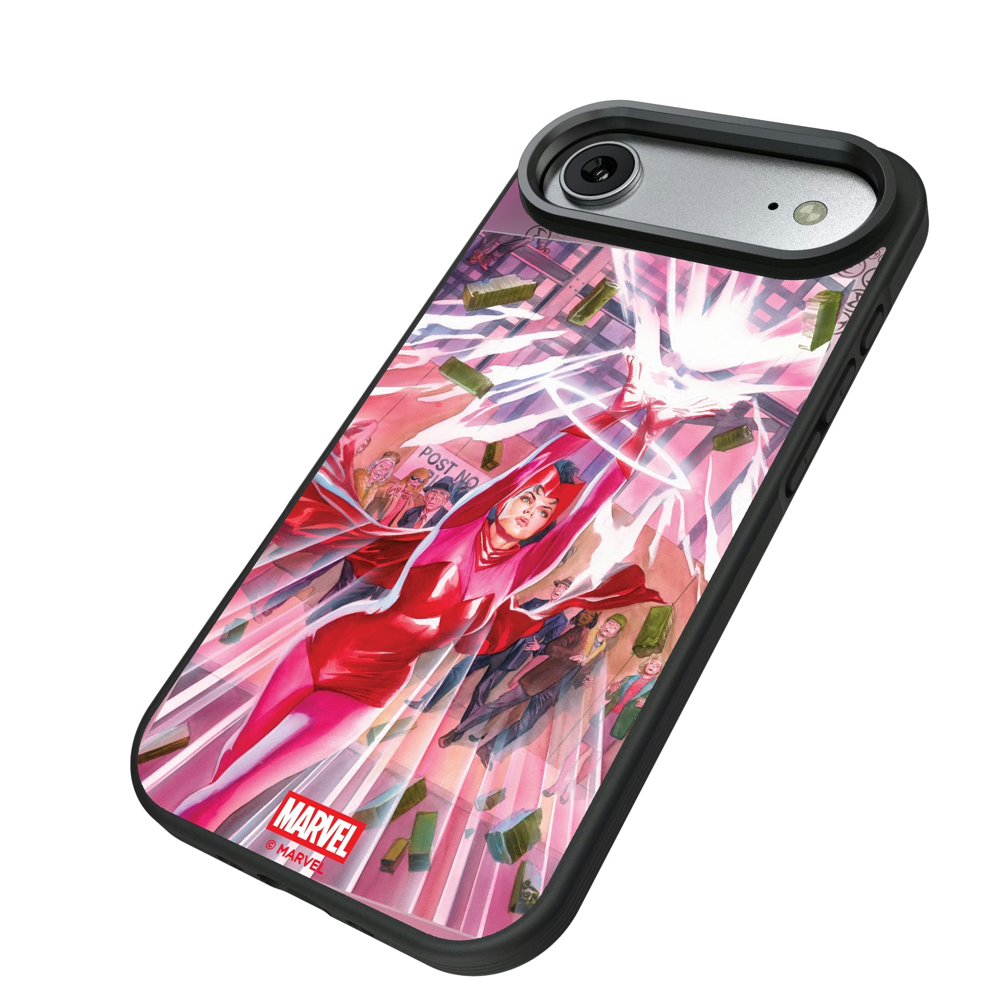 Marvel Avengers Scarlet Witch Cover Art iPhone Bump Phone Case for Apple iPhone - Isometric View#Device_iPhone Air