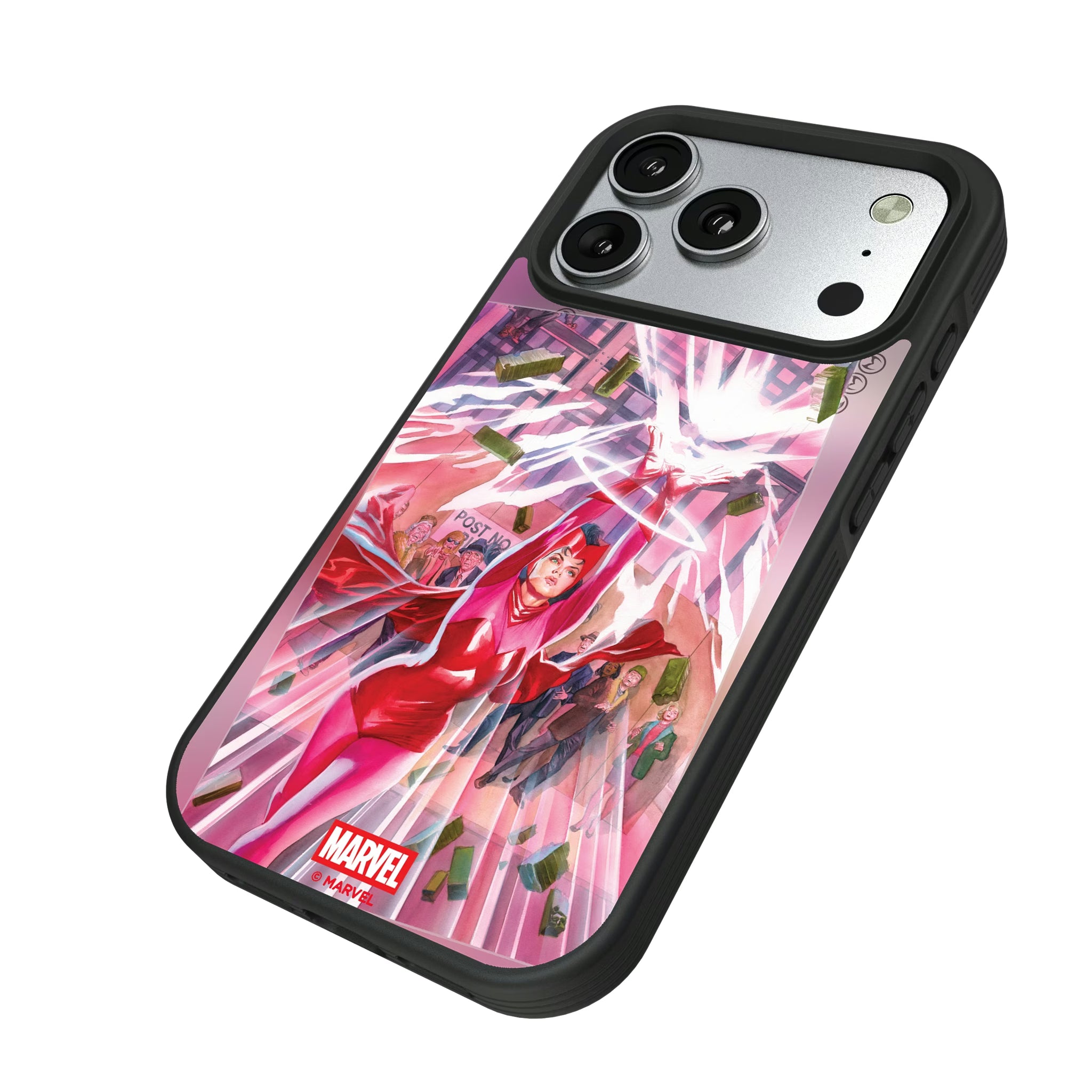 Marvel Avengers Scarlet Witch Cover Art iPhone Bump Phone Case for Apple iPhone - Isometric View#Device_iPhone 17 Pro