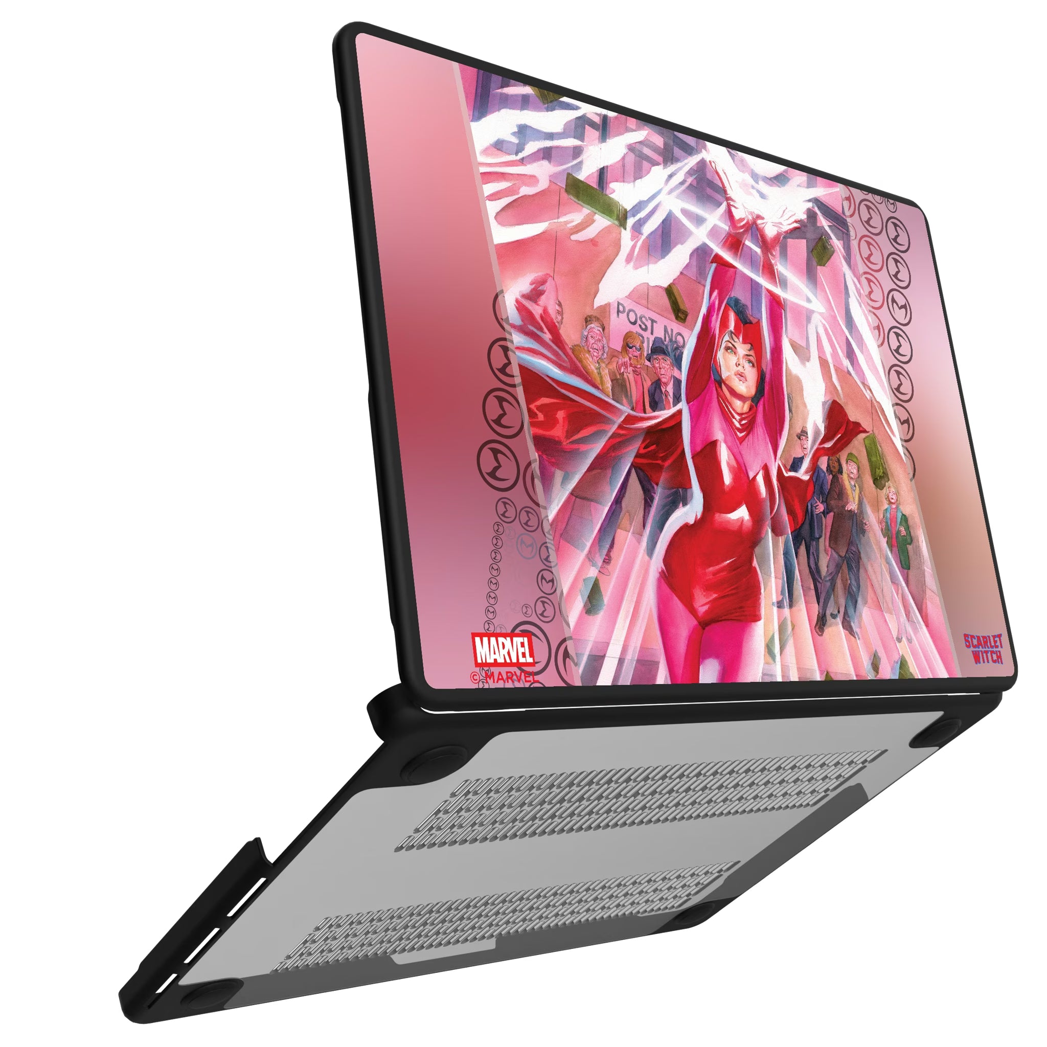 Marvel Avengers Scarlet Witch Cover Art MacBook Laptop Case for Apple MacBook#Device_MacBook Pro (14-inch, 2021) / MacBook Pro (14-inch, 2023) / MacBook Pro (14-inch, 2024)