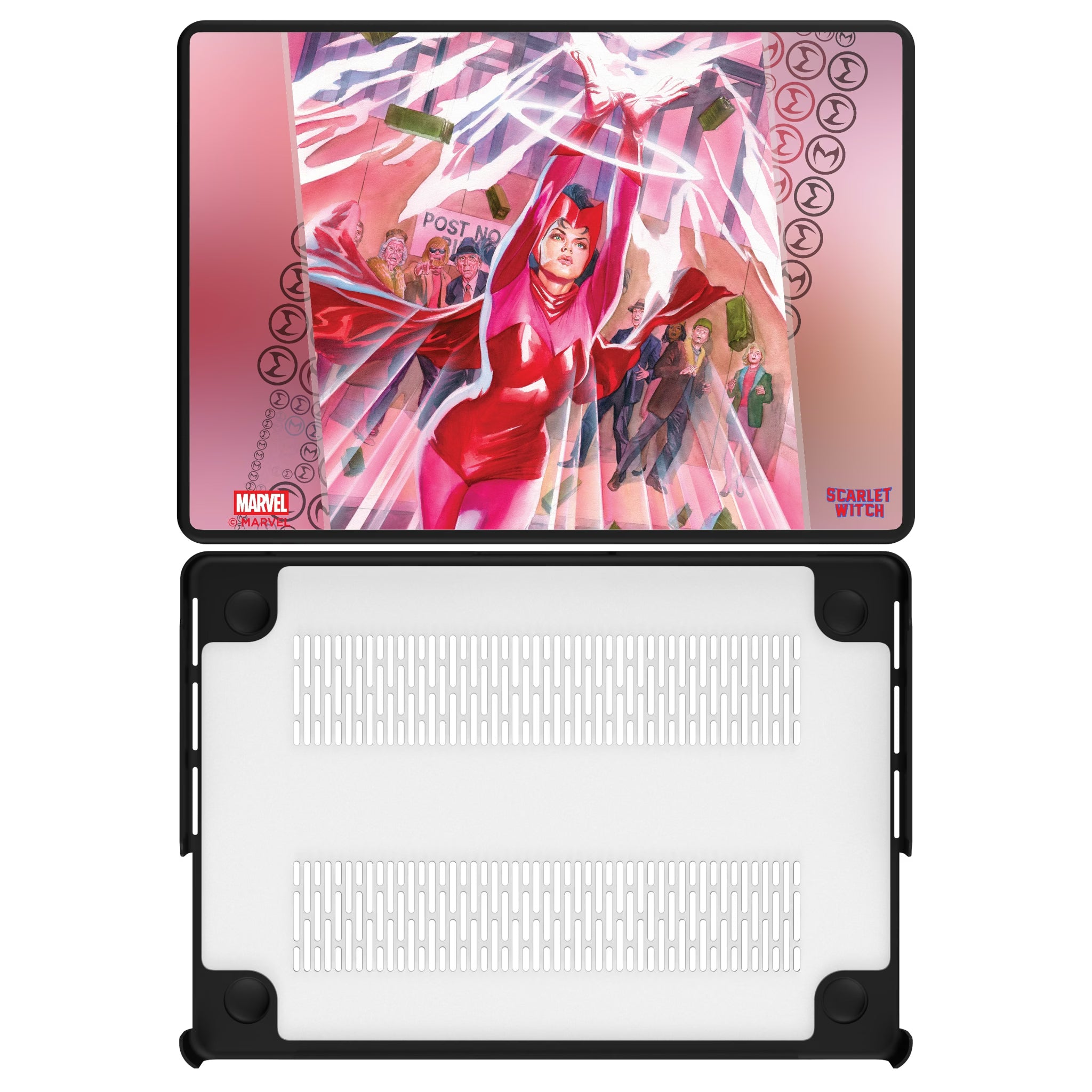 Marvel Avengers Scarlet Witch Cover Art MacBook Laptop Case for Apple MacBook#Device_MacBook Pro (14-inch, 2021) / MacBook Pro (14-inch, 2023) / MacBook Pro (14-inch, 2024)