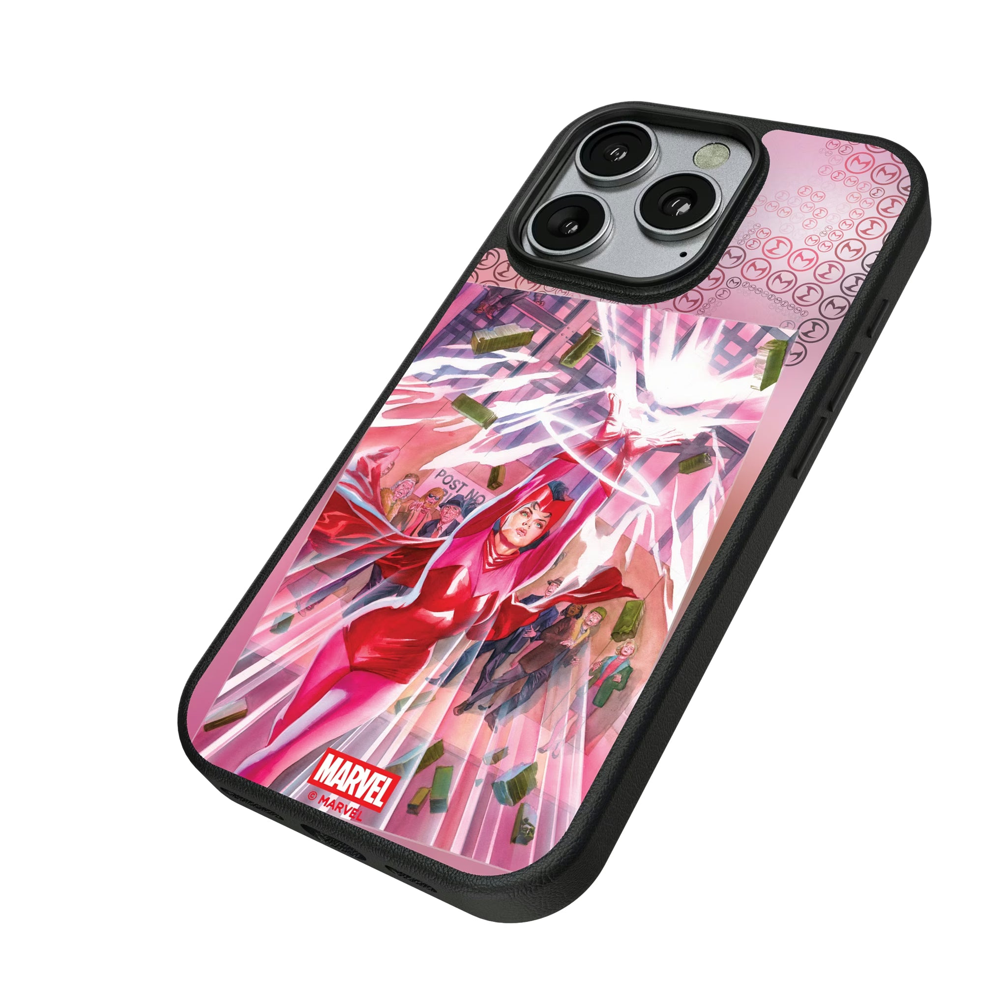 Marvel Avengers Scarlet Witch Cover Art iPhone MagSafe Compatible Phone Case for Apple iPhone - Isometric View