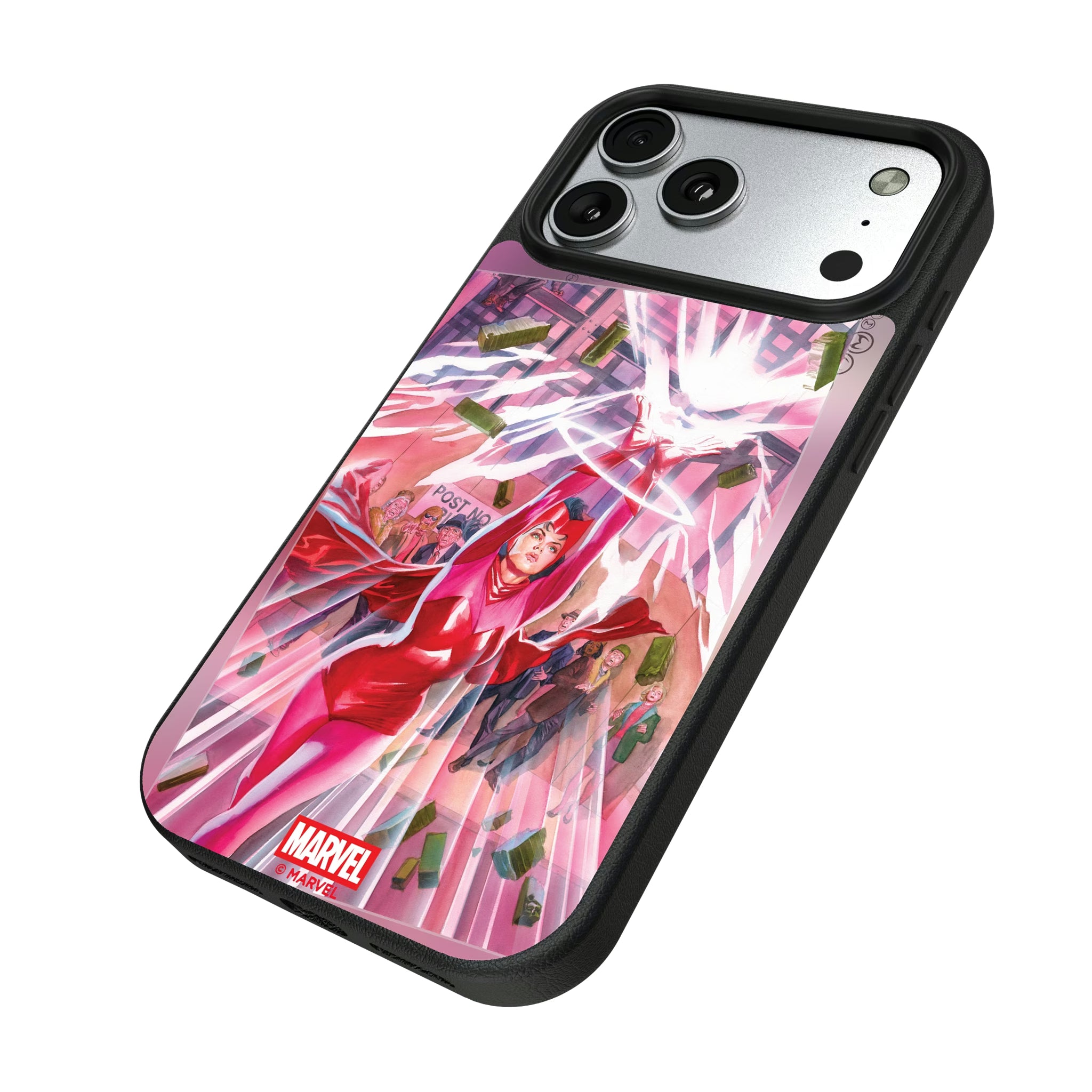Marvel Avengers Scarlet Witch Cover Art iPhone MagSafe Compatible Phone Case for Apple iPhone - Isometric View#Device_iPhone 17 Pro Max