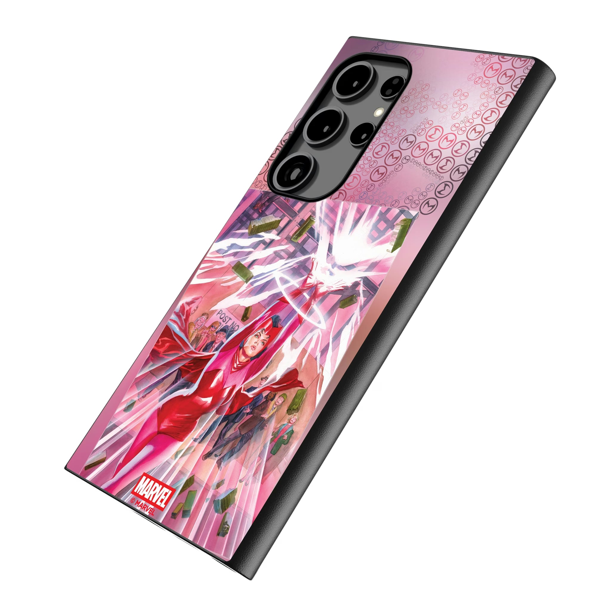 Marvel Avengers Scarlet Witch Cover Art Galaxy MagSafe Compatible Phone Case for Samsung Galaxy - Isometric View