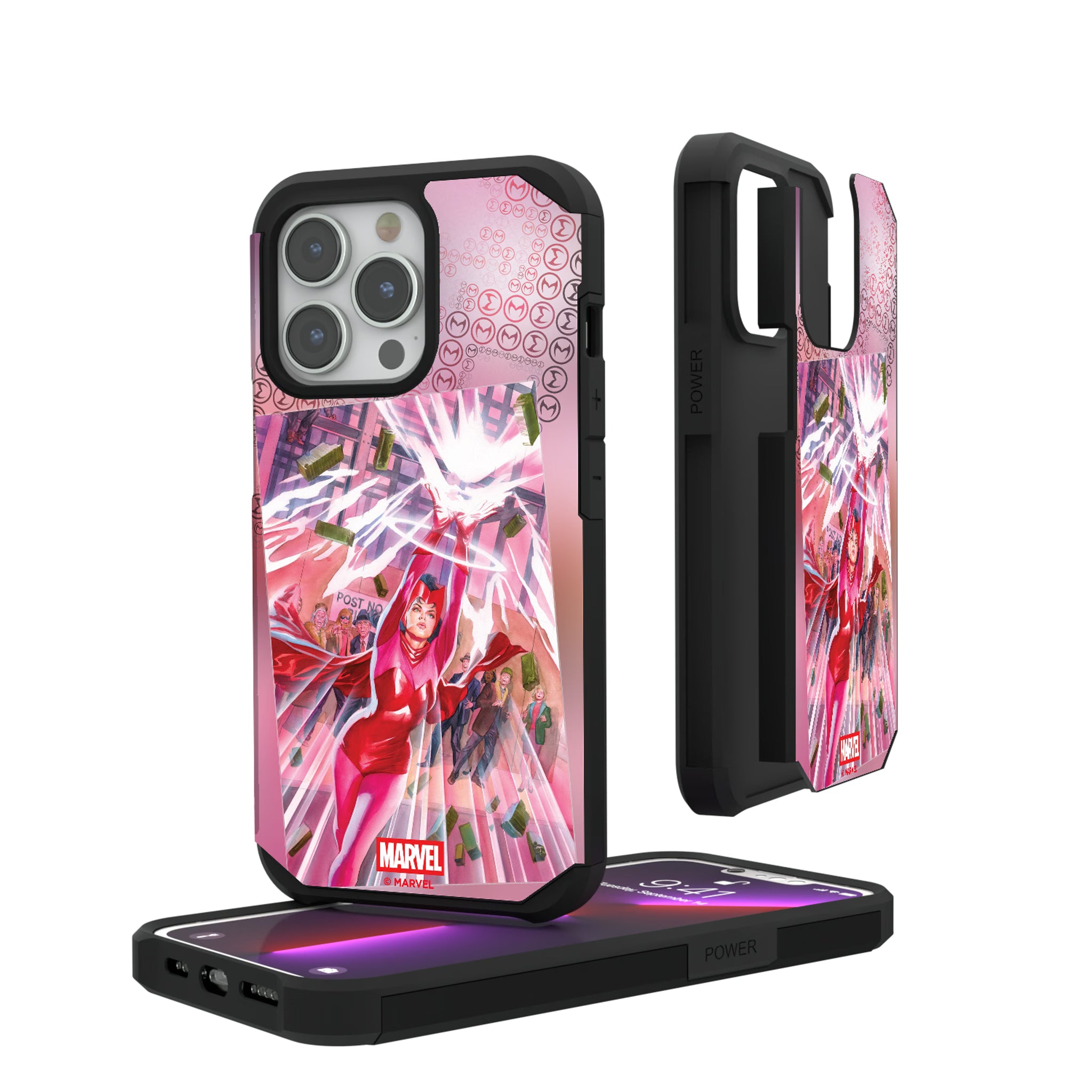 Marvel Avengers Scarlet Witch Cover Art iPhone Rugged Phone Case for Apple iPhone#Device_iPhone 13 Pro