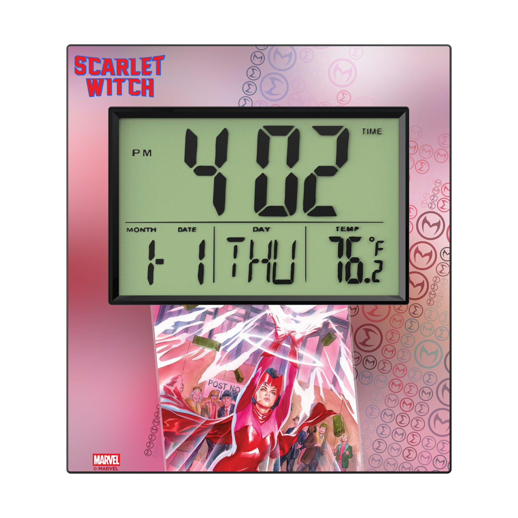 Marvel Avengers Scarlet Witch Cover Art Wall Clock