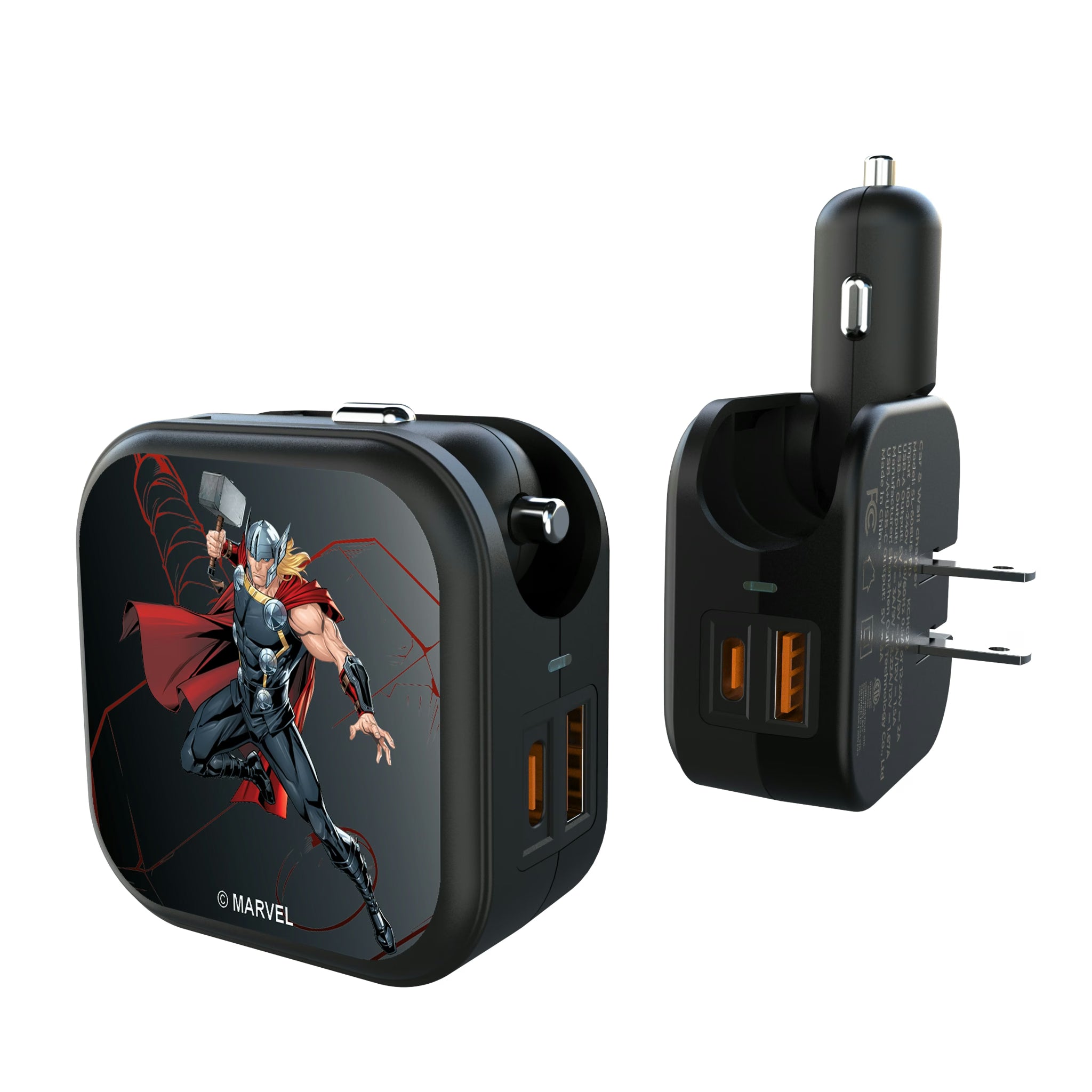 Marvel Avengers Thor MechLine 2 in 1 USB A/C Charger