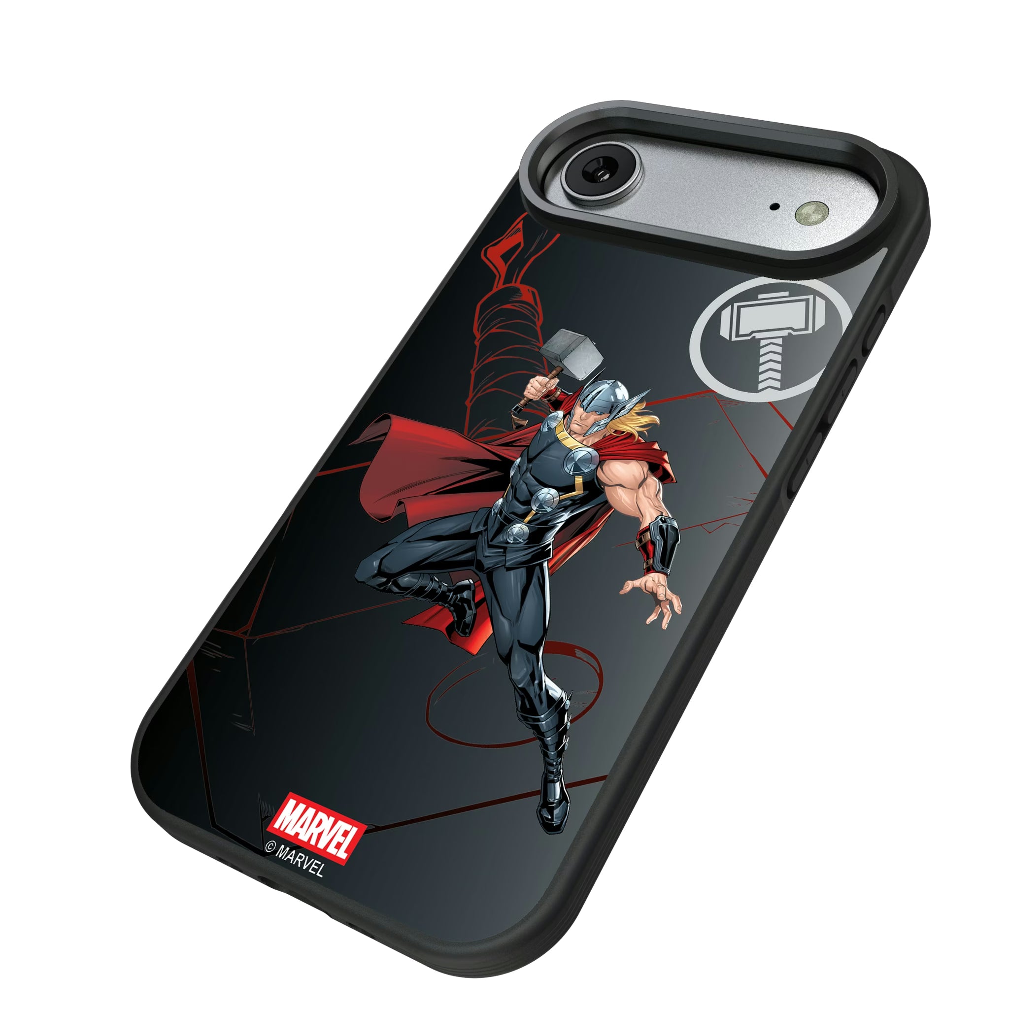 Marvel Avengers Thor MechLine iPhone Bump Phone Case for Apple iPhone - Isometric View#Device_iPhone Air