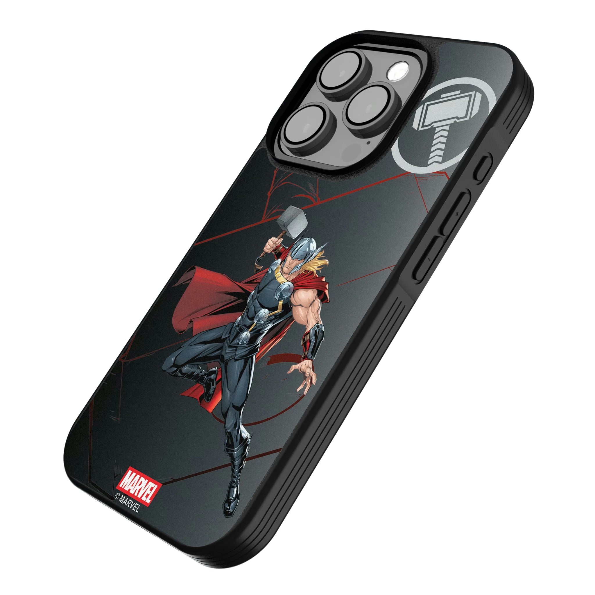 Marvel Avengers Thor MechLine iPhone Bump Phone Case for Apple iPhone - Isometric View