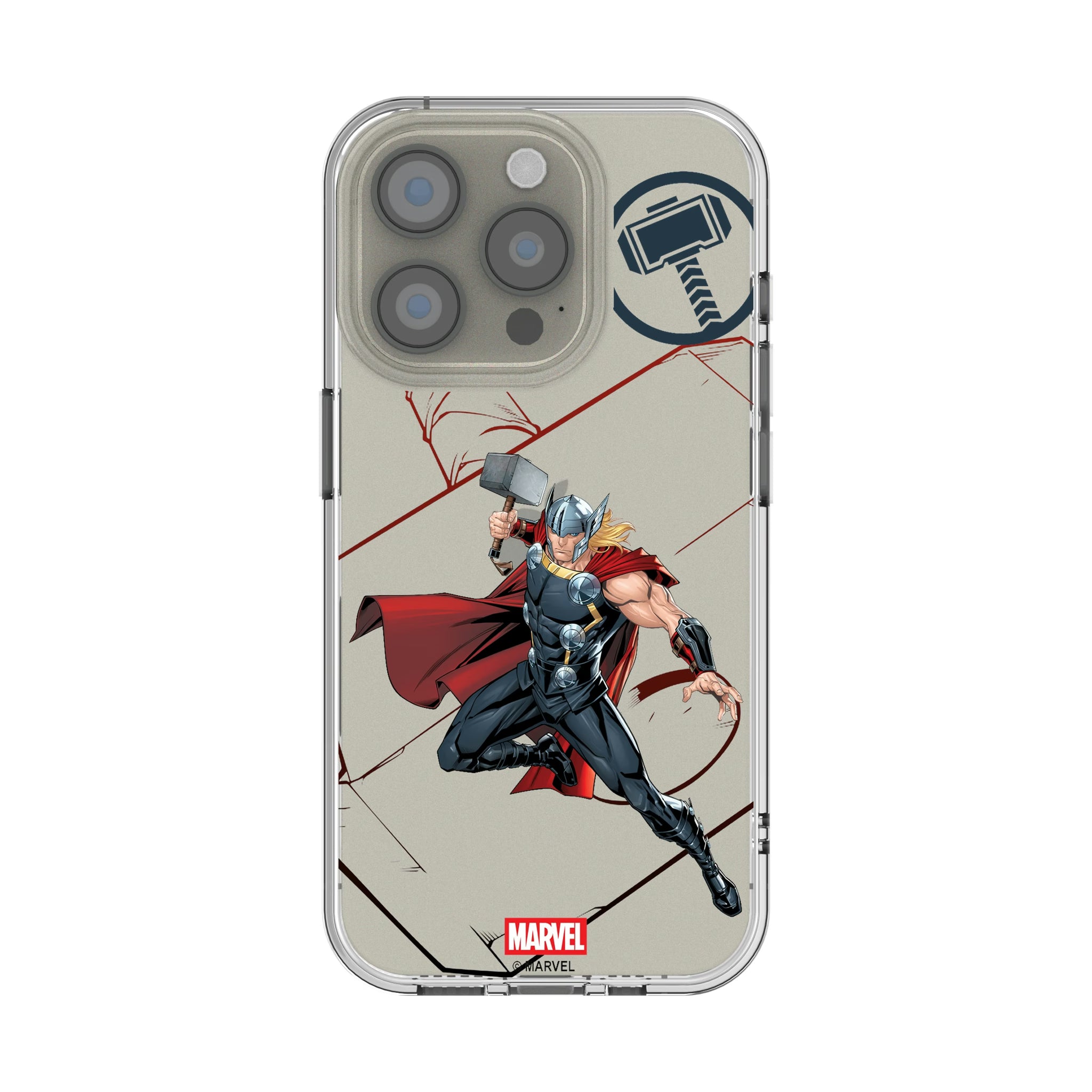 Marvel Avengers Thor MechLine iPhone Clear Phone Case for Apple iPhone