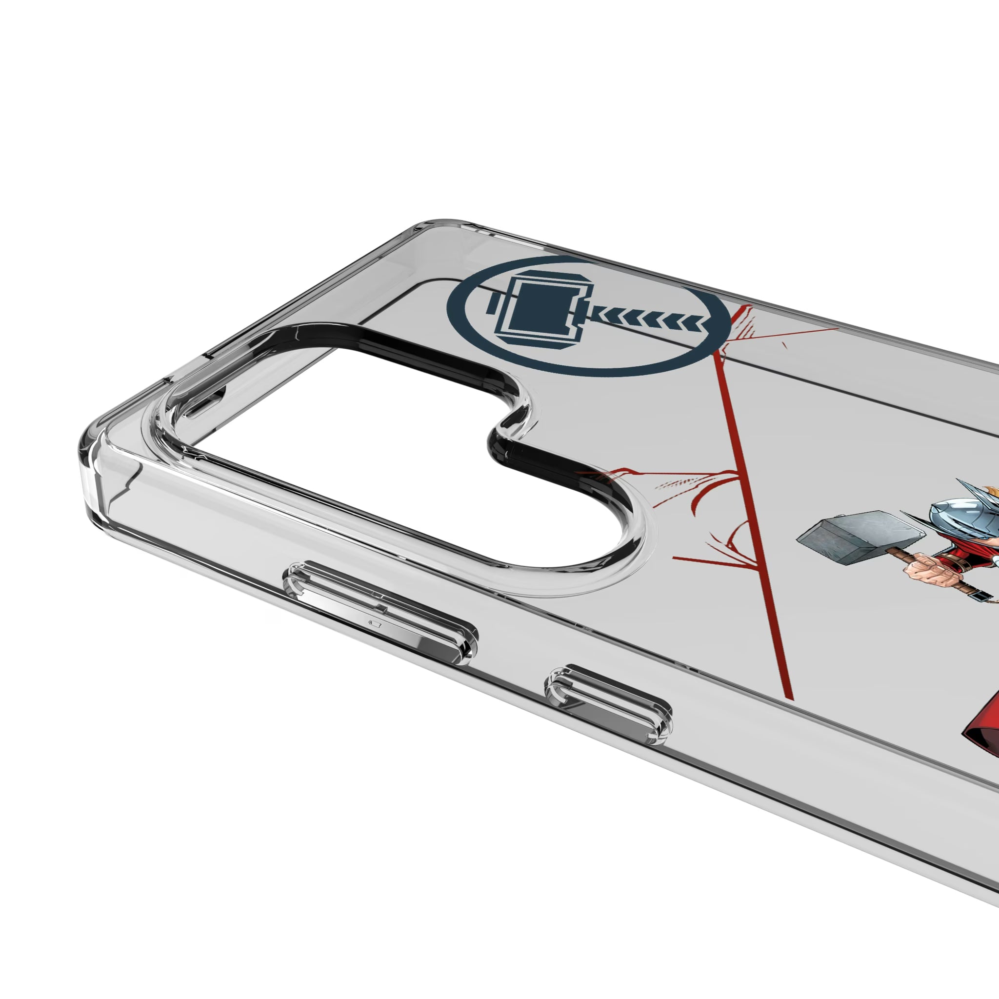 Marvel Avengers Thor MechLine Galaxy Clear Phone Case for Samsung Galaxy - Detail