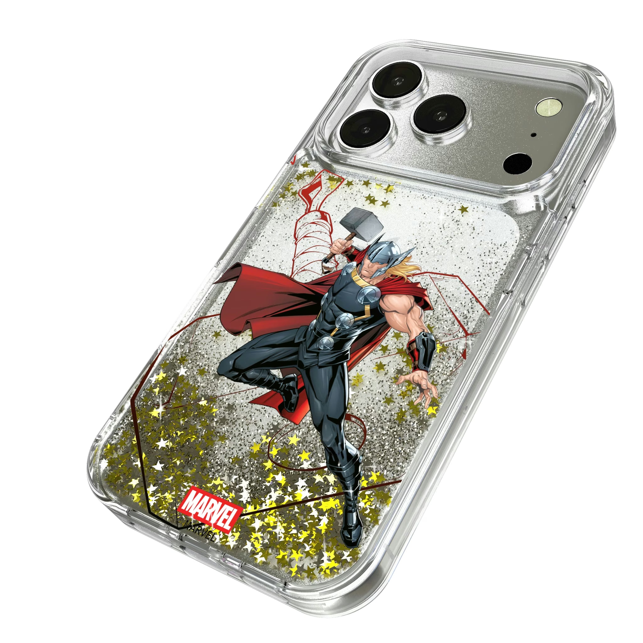 Marvel Avengers Thor MechLine iPhone Glitter Phone Case for Apple iPhone - Isometric View