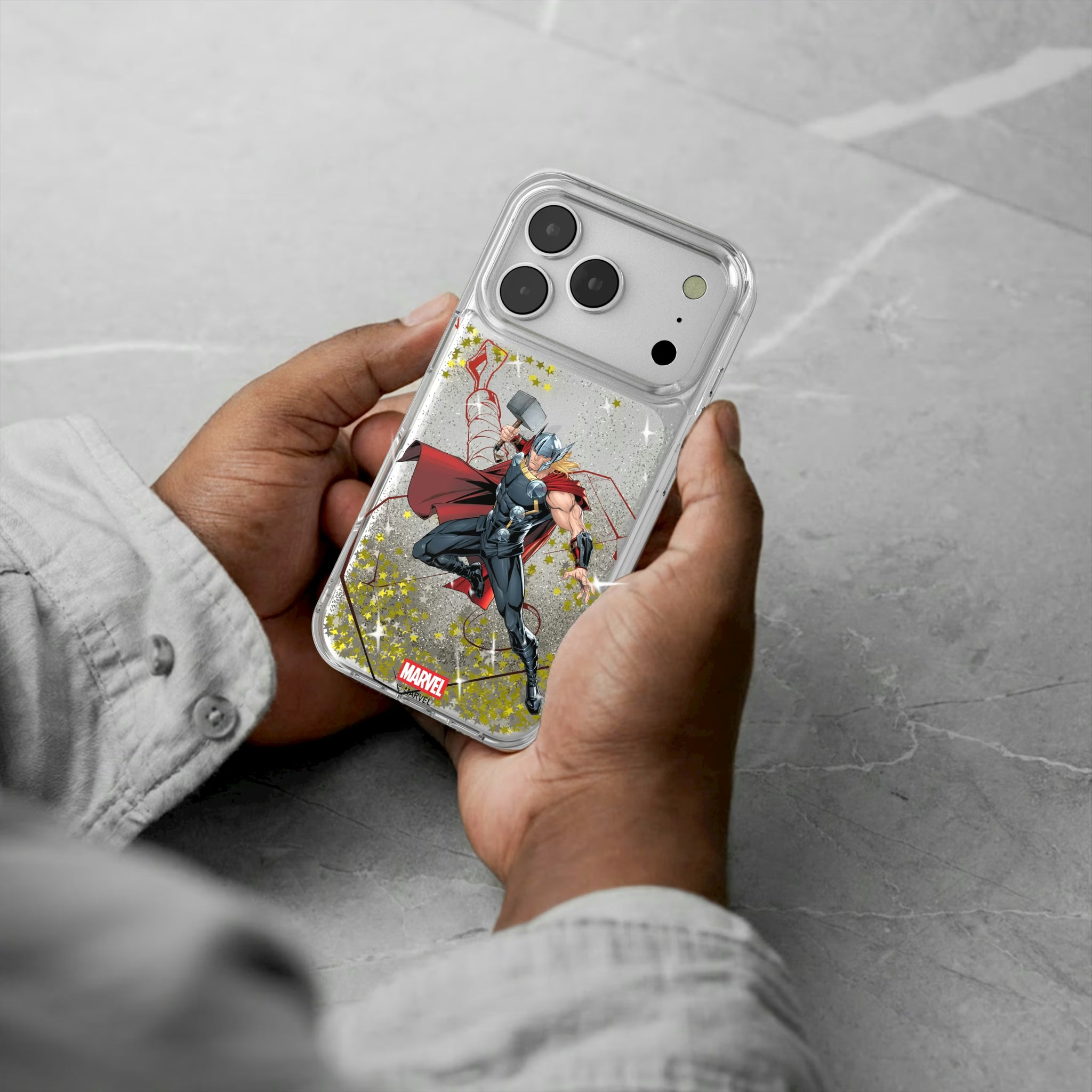 Marvel Avengers Thor MechLine iPhone Glitter Phone Case for Apple iPhone - Lifestyle
